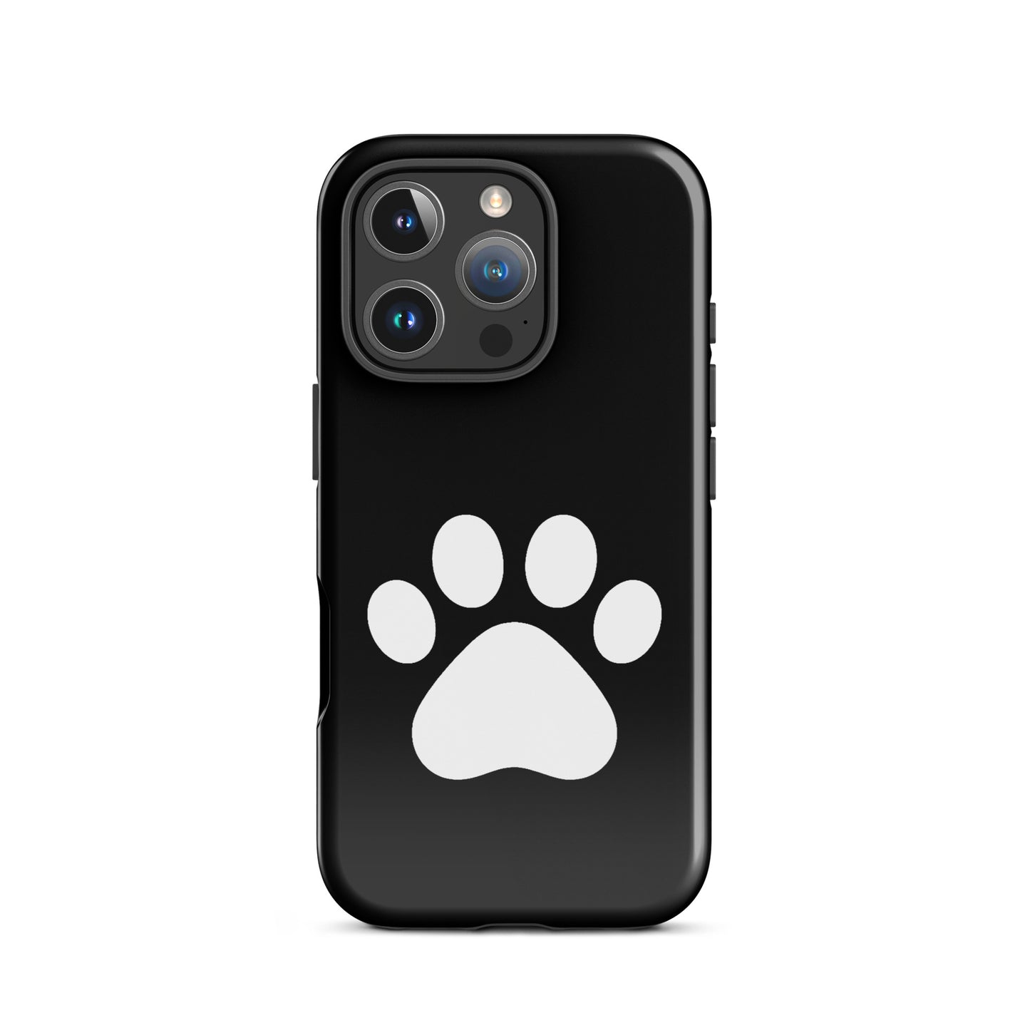 Phone Case for iPhone featuring a minimalist paw print design for pet lovers.