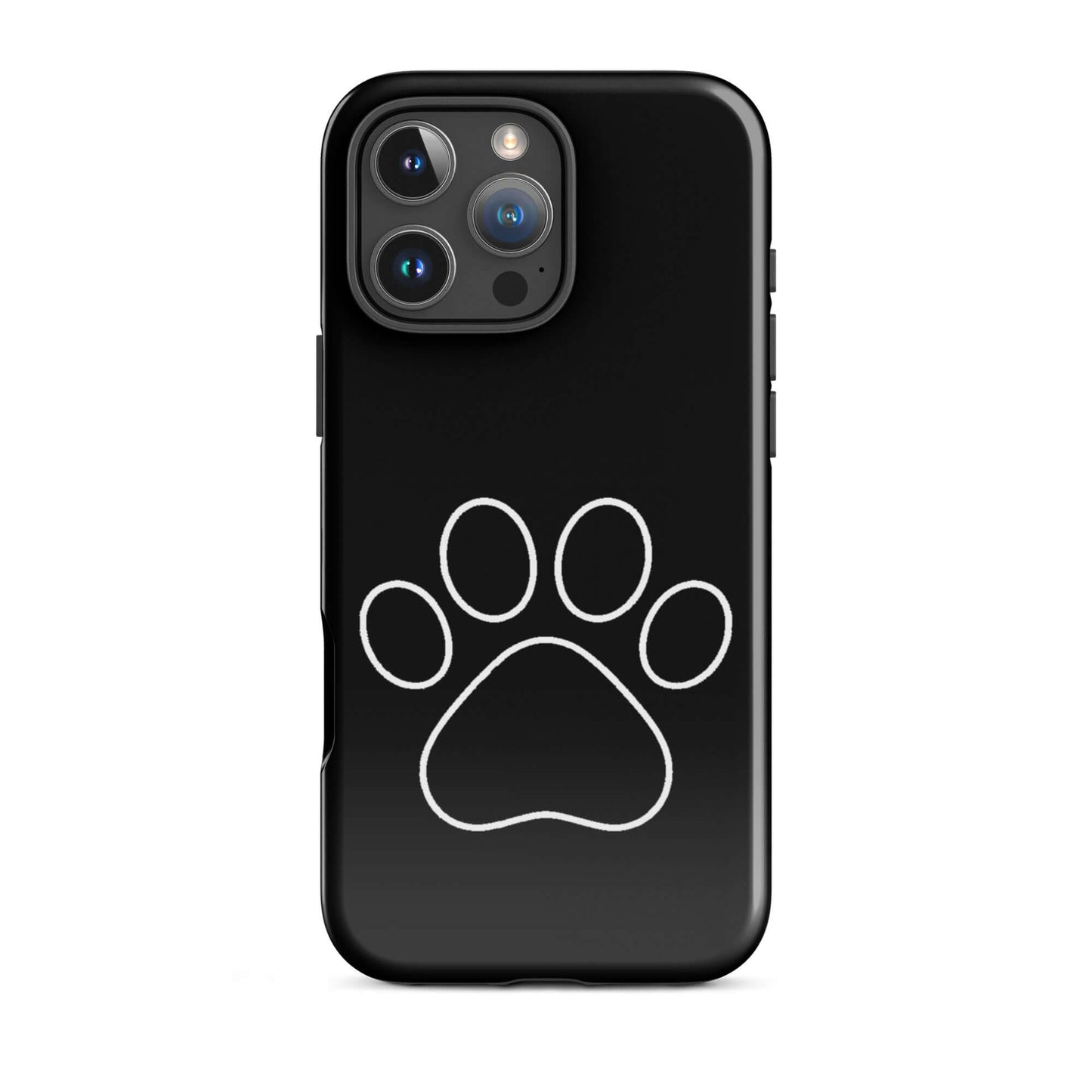 Phone Case for iPhone with minimalist paw print design for pet lovers.