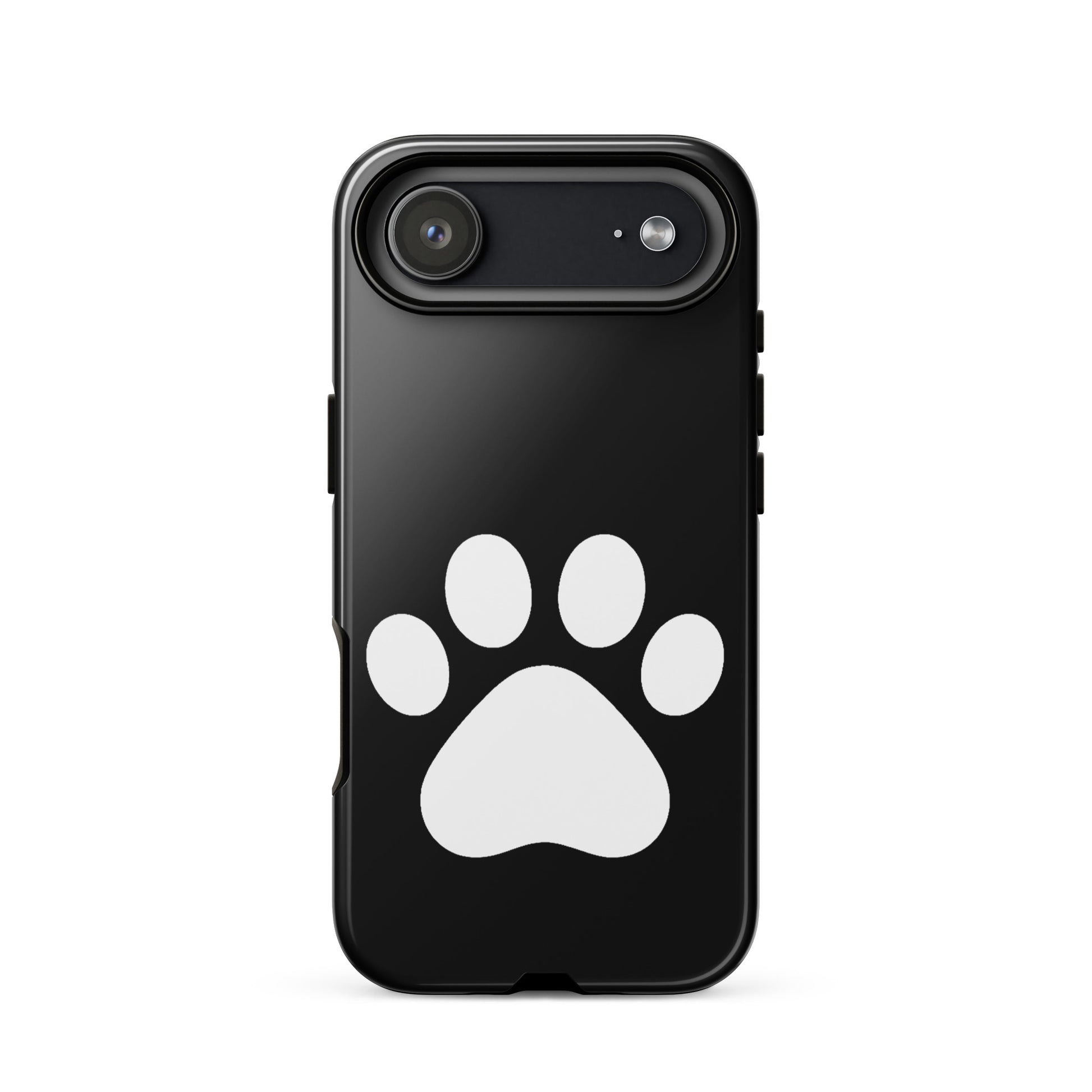 Phone Case for iPhone featuring a minimalist paw print design perfect for pet lovers.