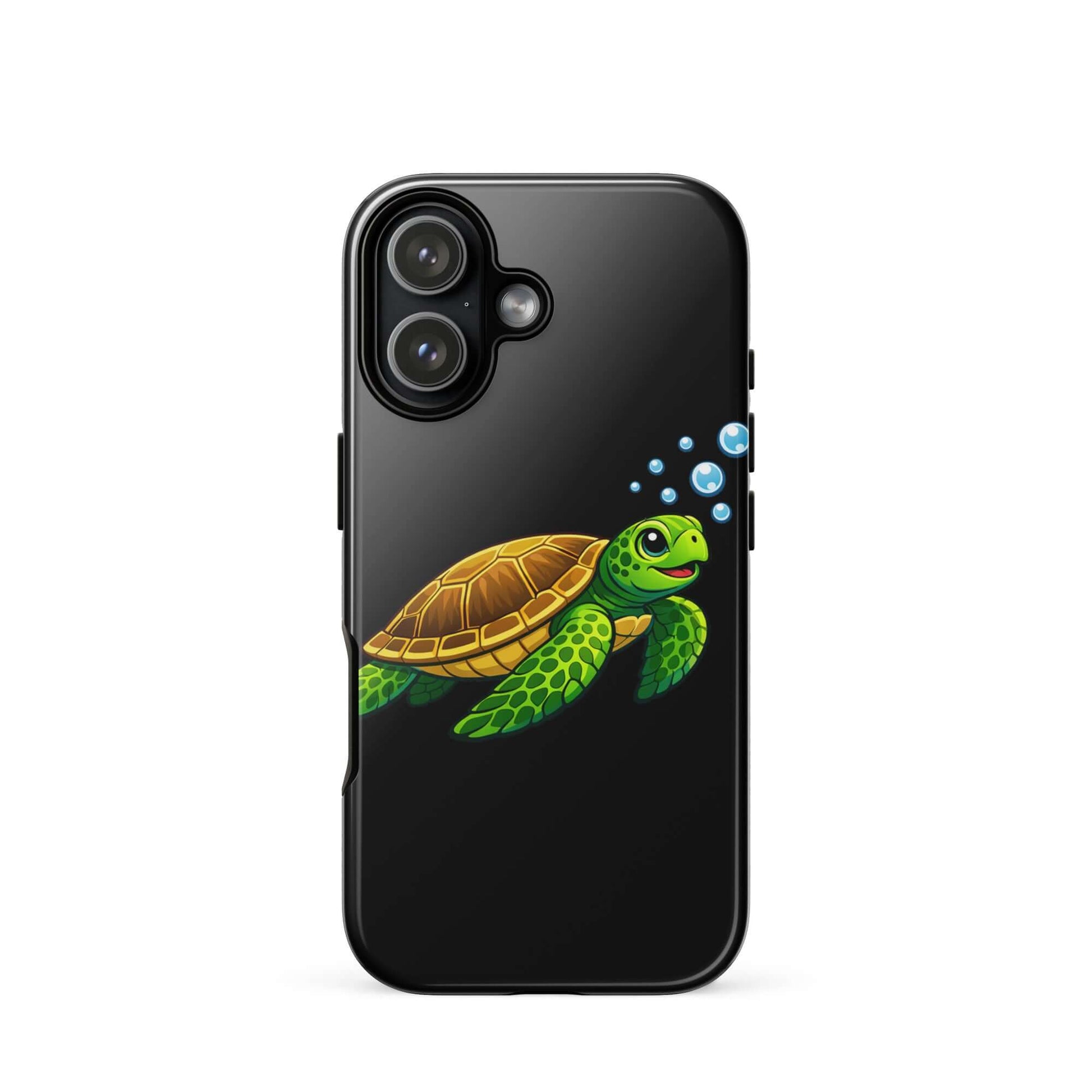 Phone Case featuring vibrant sea turtle artwork and playful ocean theme.