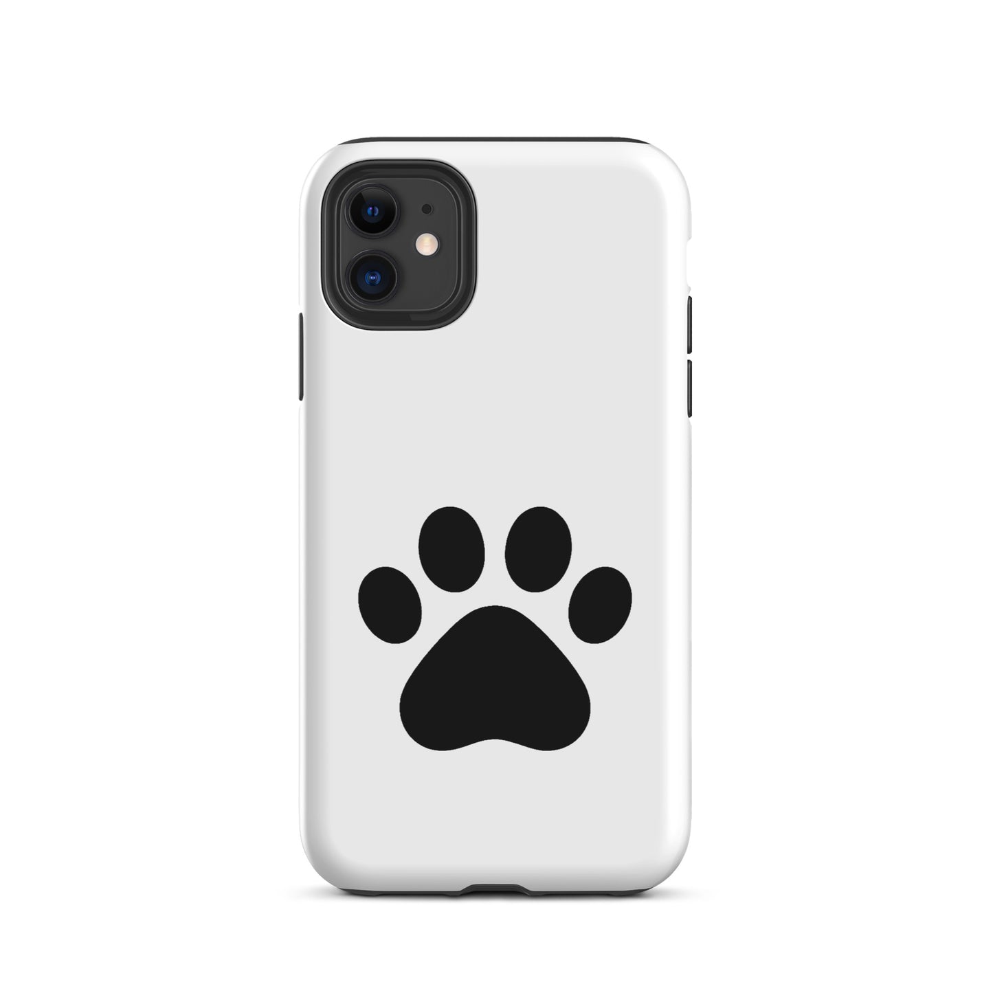 Phone Case with paw print design for iPhone, ideal for pet lovers.