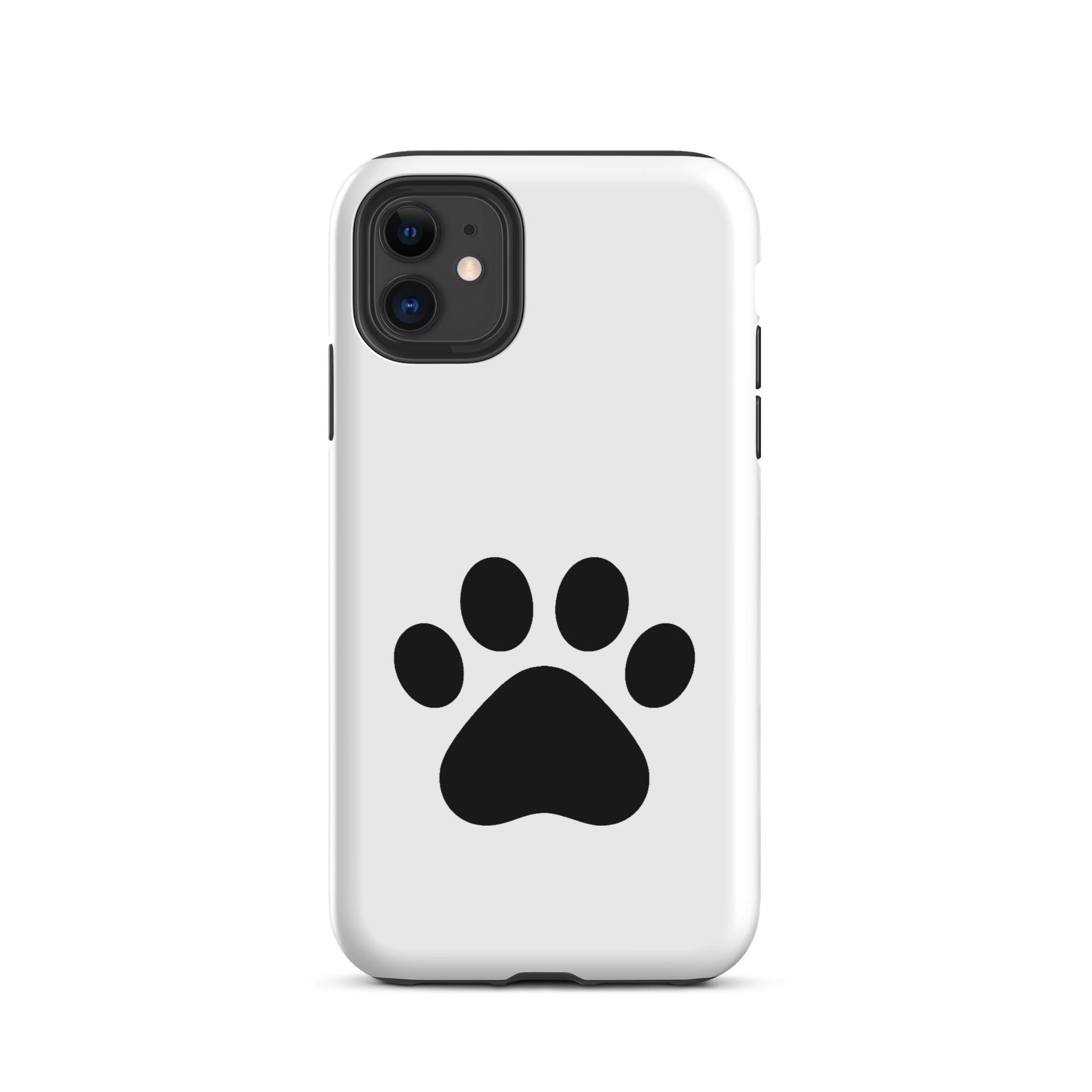 Phone Case with paw print design for iPhone, ideal for pet lovers.