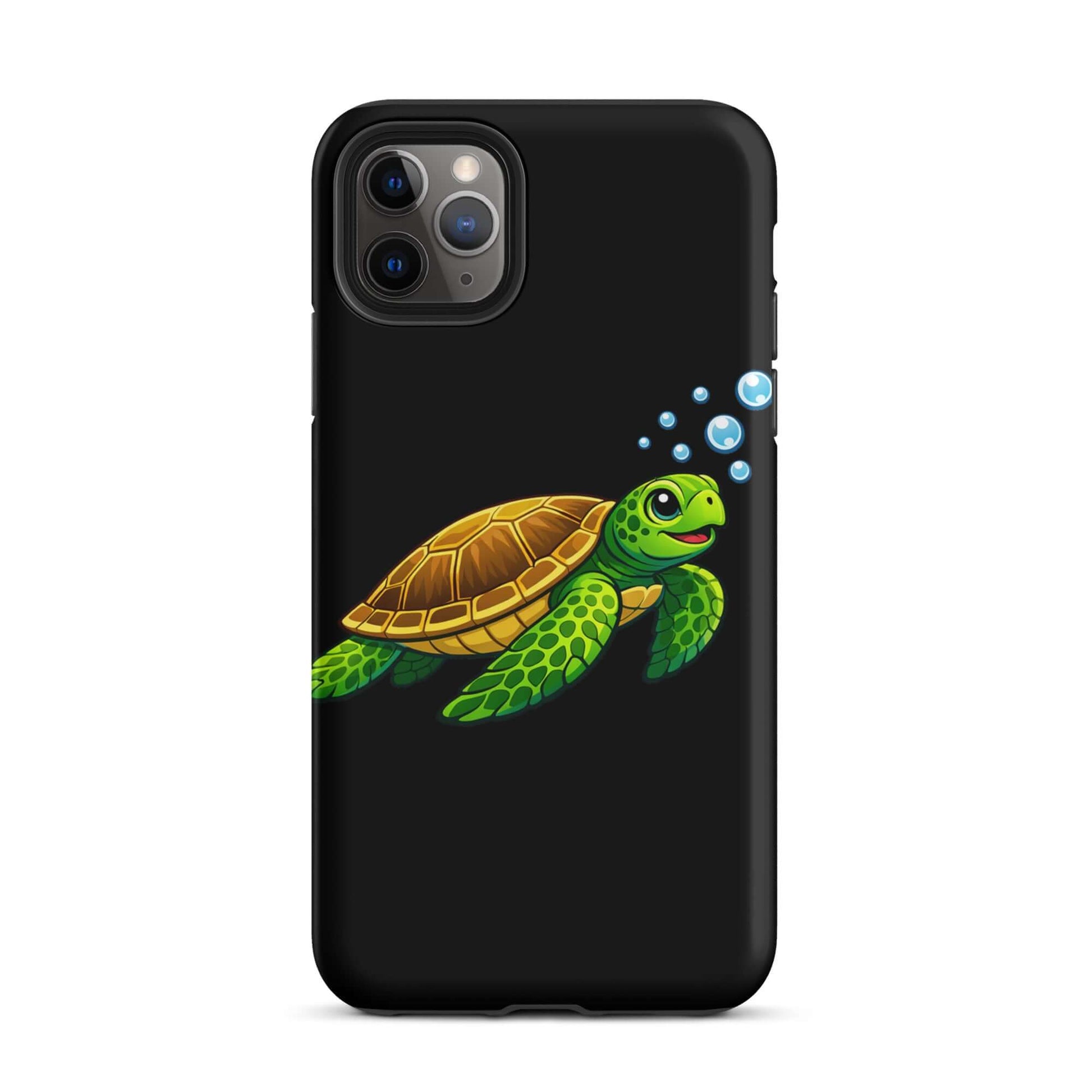 Phone Case featuring vibrant sea turtle artwork, ideal for ocean lovers and stylish protection.