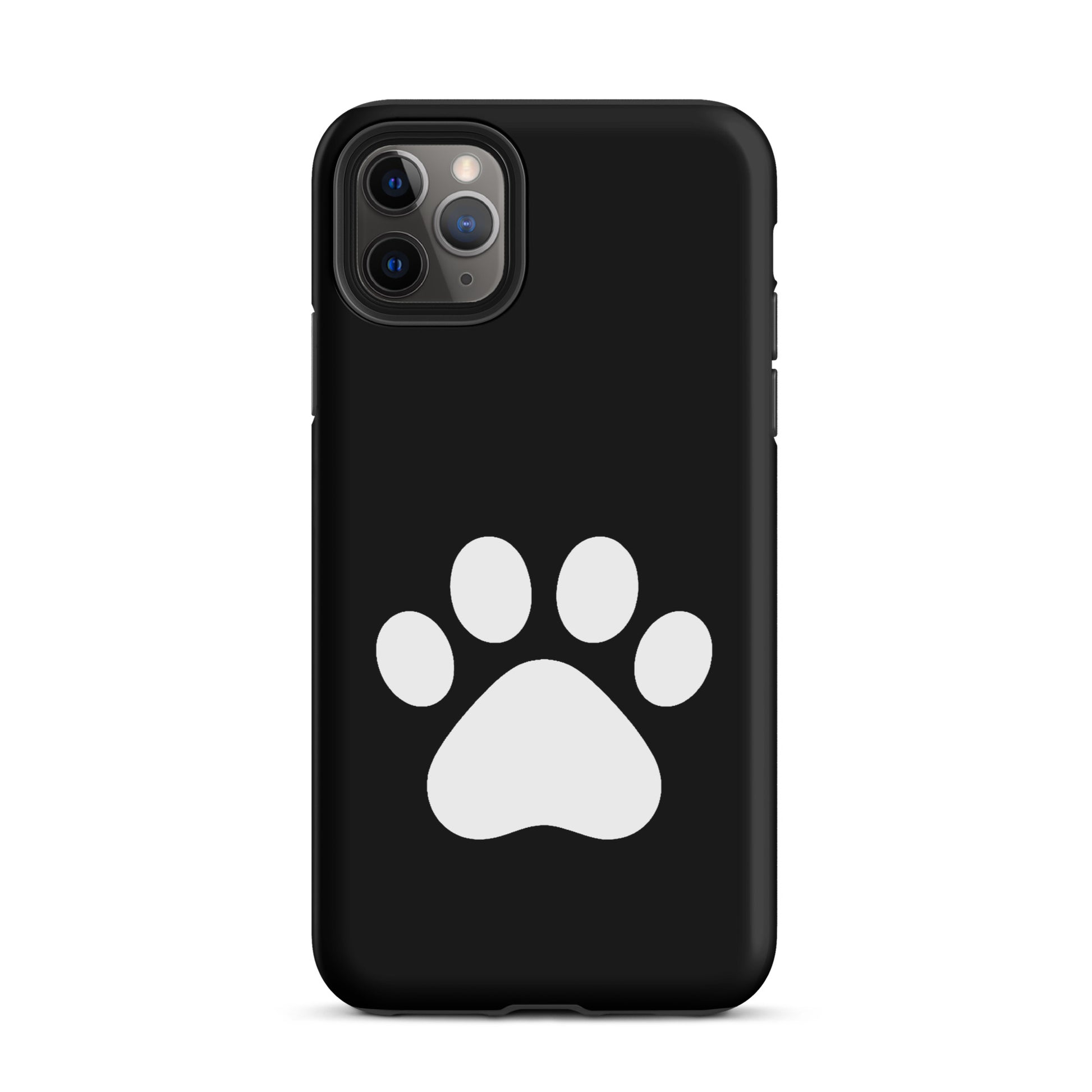 Phone Case for iPhone with paw print design, ideal for pet lovers seeking a minimalist style with cat and dog themes.