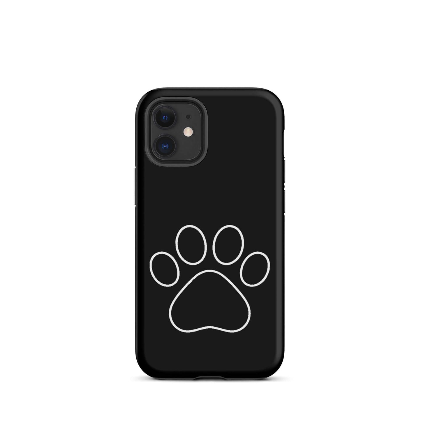 Phone Case for iPhone with minimalist paw print design for pet lovers.