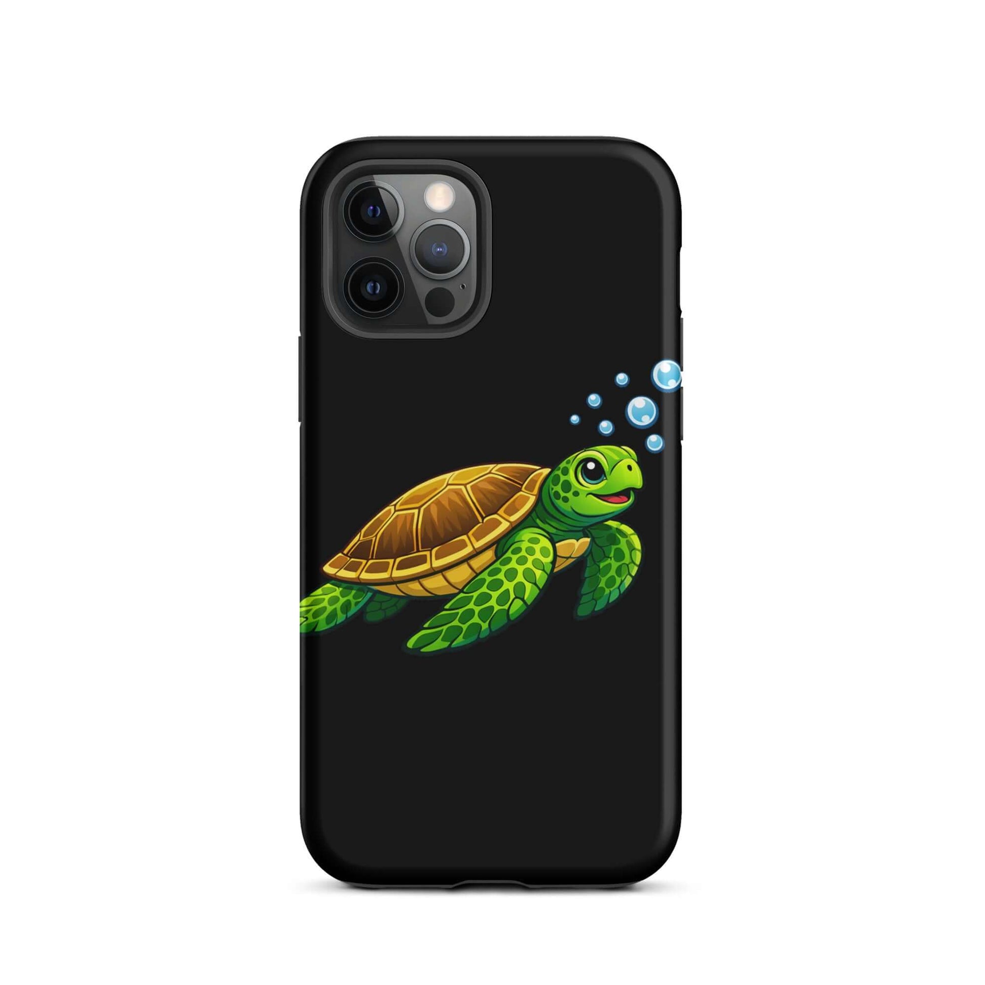 Phone Case featuring vibrant sea turtle artwork, perfect for ocean lovers and stylish device protection.