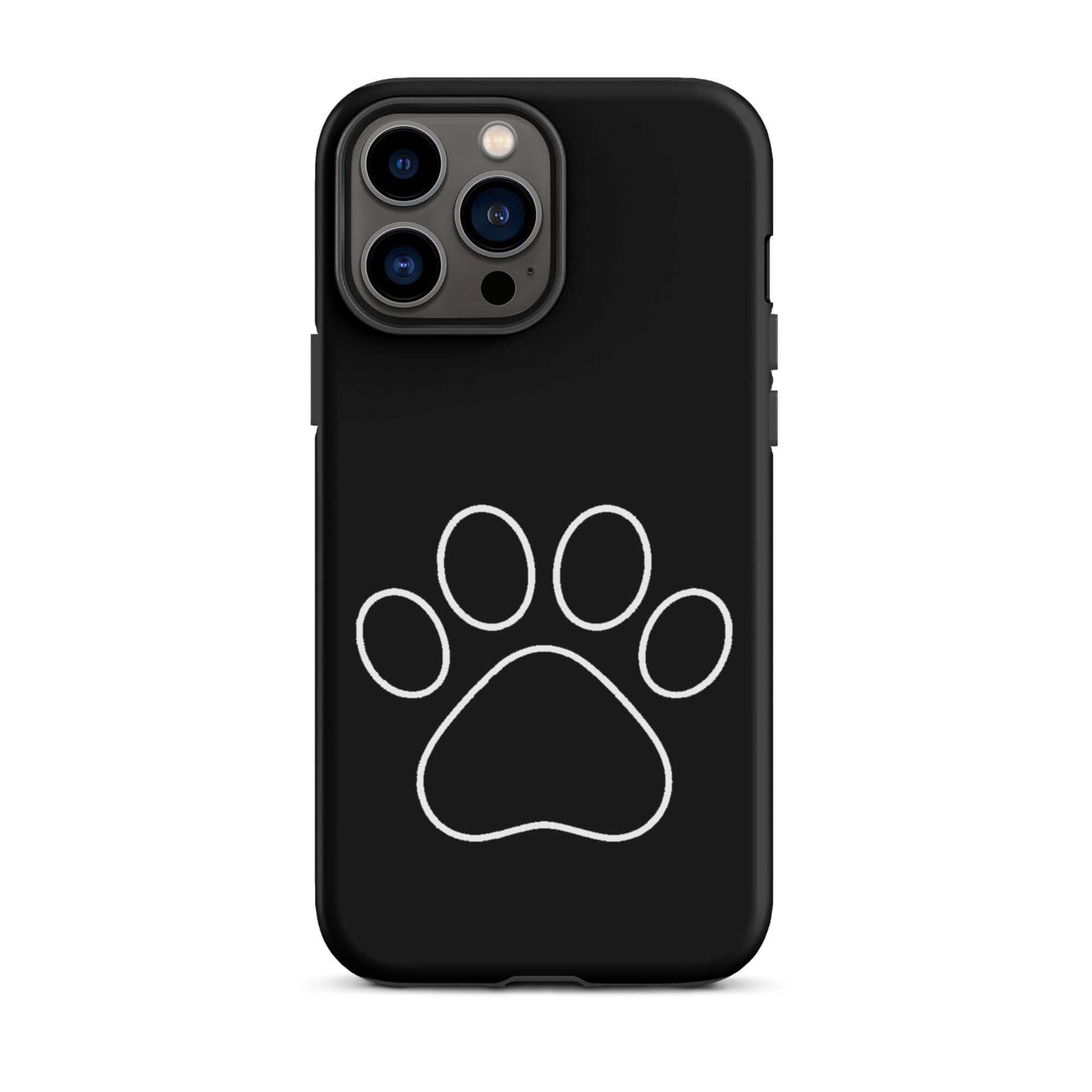 Phone Case for iPhone featuring a minimalist paw print design for pet lovers.