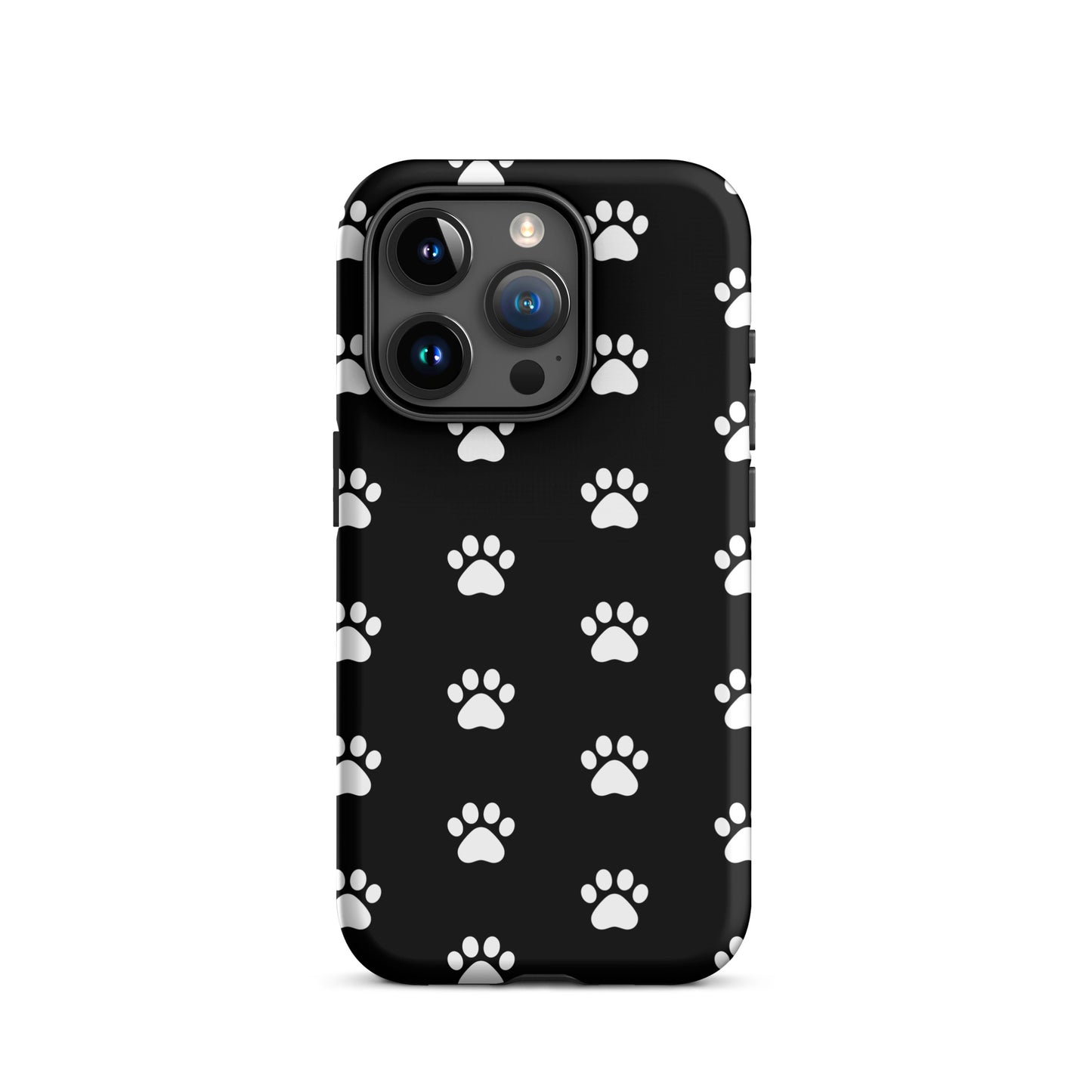 Phone Case for iPhone featuring a stylish paw print design, perfect for pet lovers and animal enthusiasts.