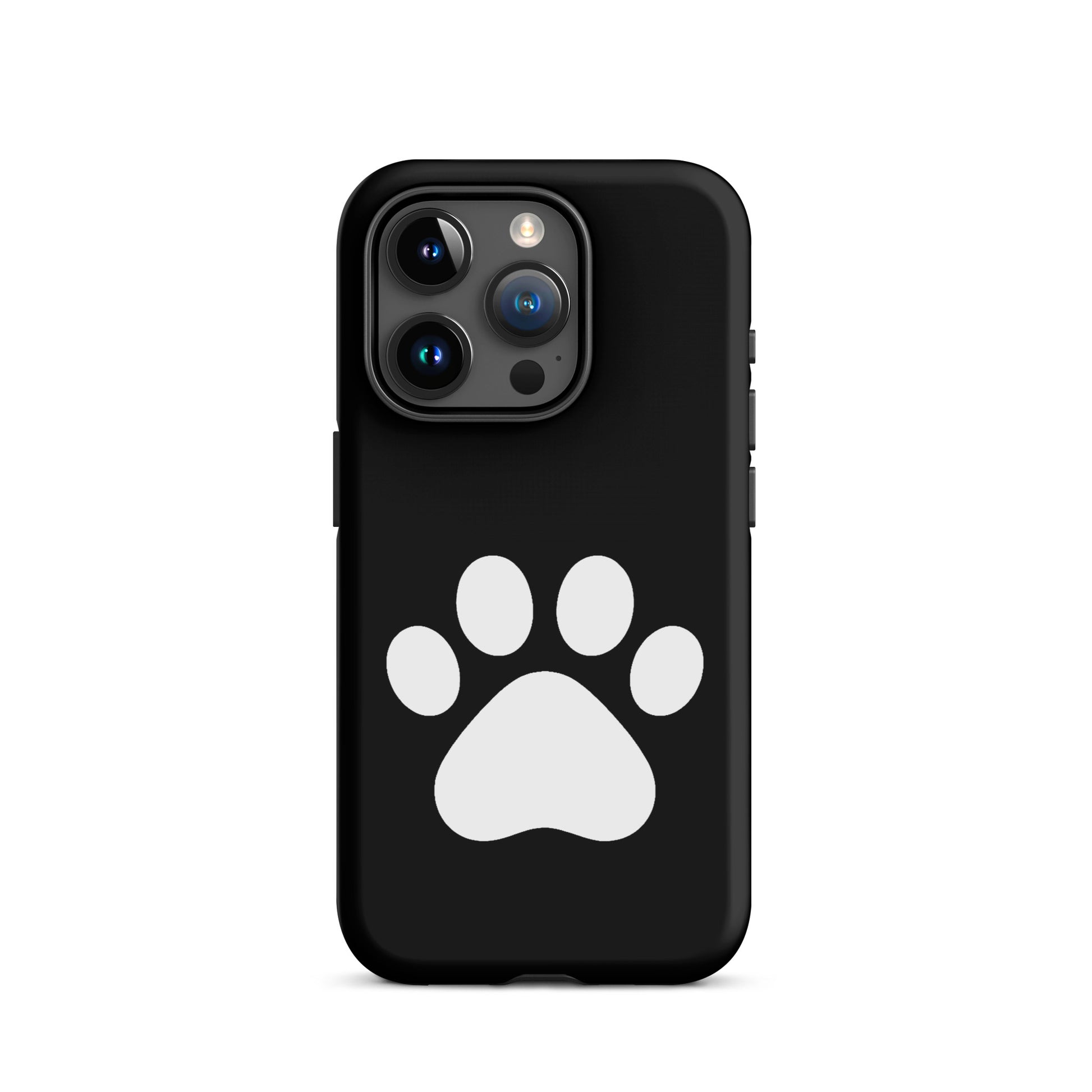Phone Case for iPhone featuring a minimalist paw print design for pet lovers.