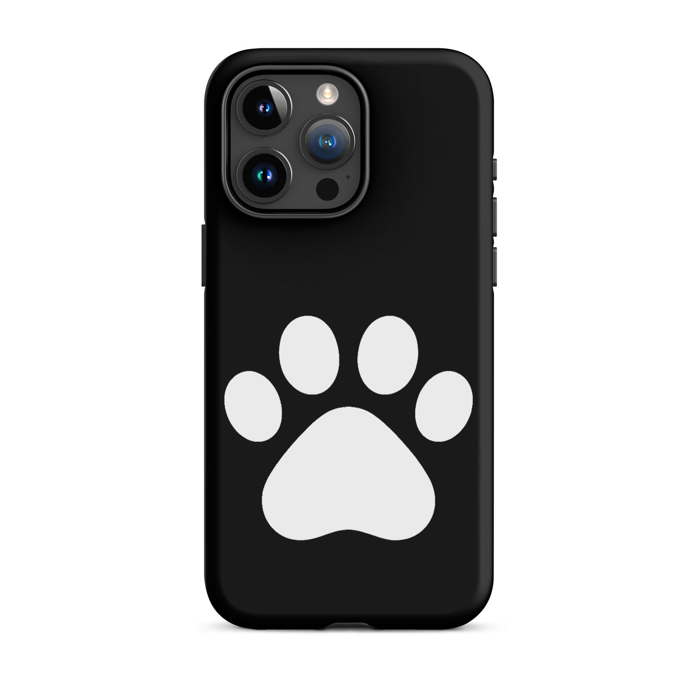 Phone Case for iPhone featuring minimalist paw print design, ideal for pet lovers.