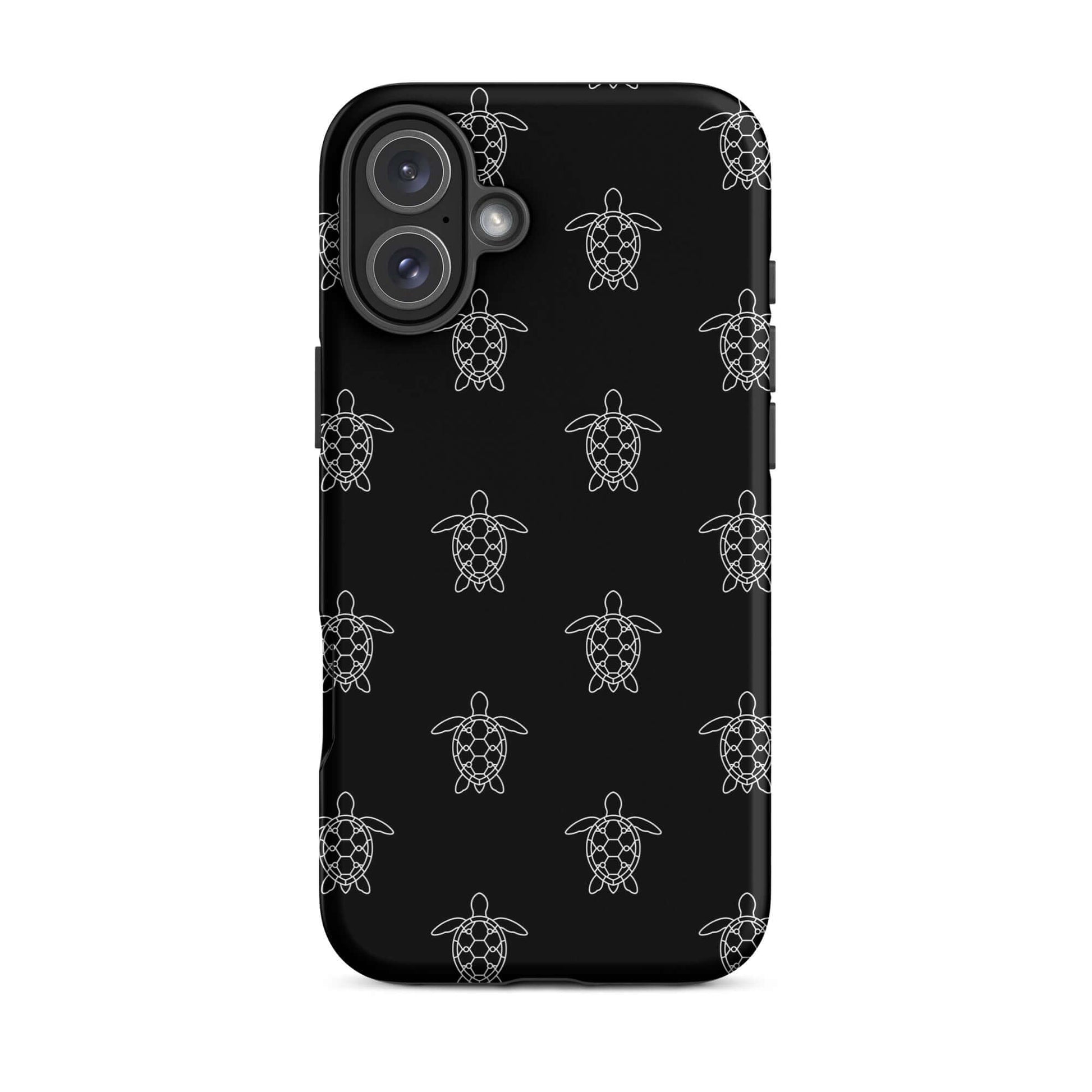 Phone Case for iPhone featuring a minimalist sea turtle pattern in a modern design.