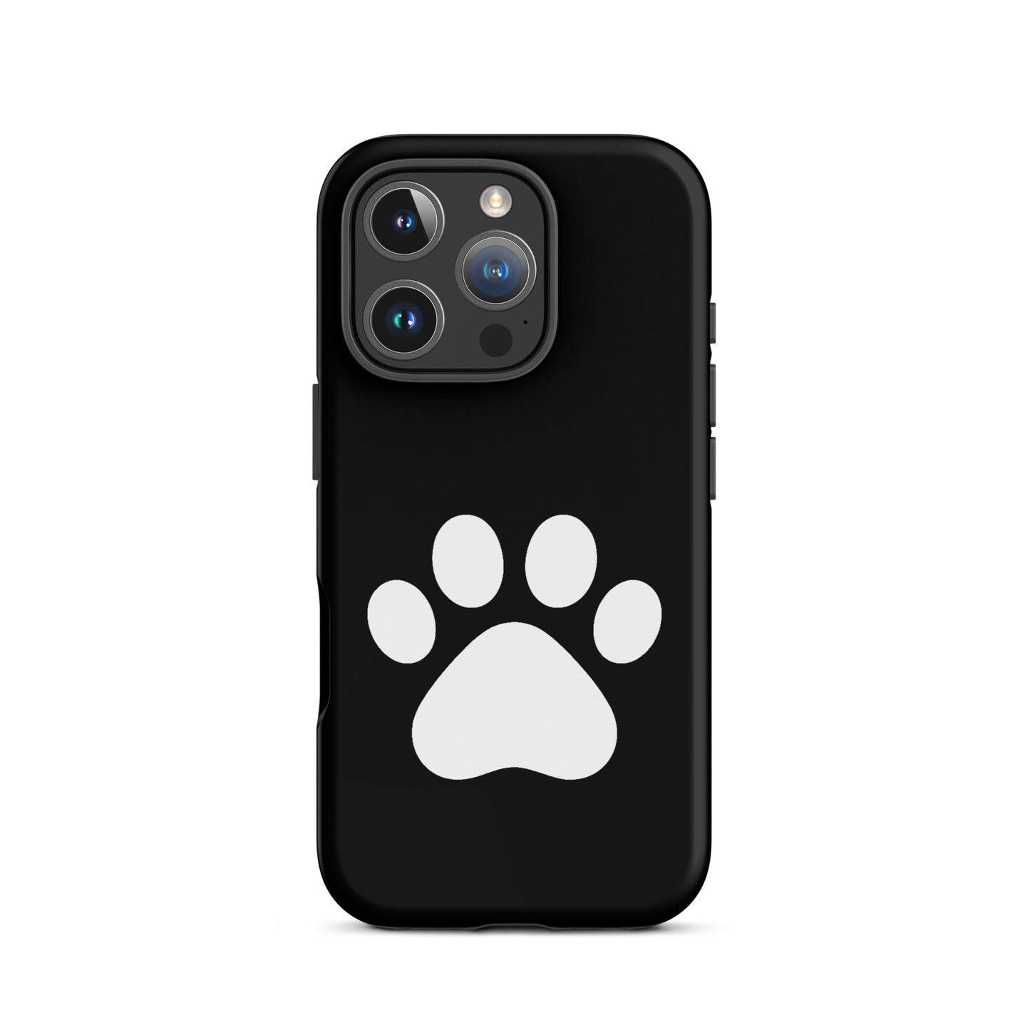 Phone Case for iPhone featuring a minimalist paw print design for pet lovers.