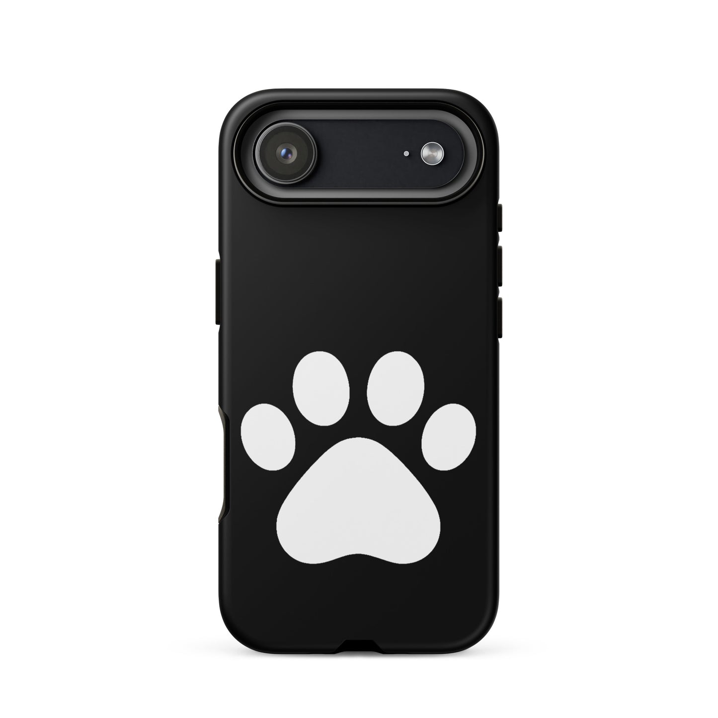 Phone Case for iPhone with minimalist paw print design, perfect for pet lovers looking for a sleek and durable accessory.