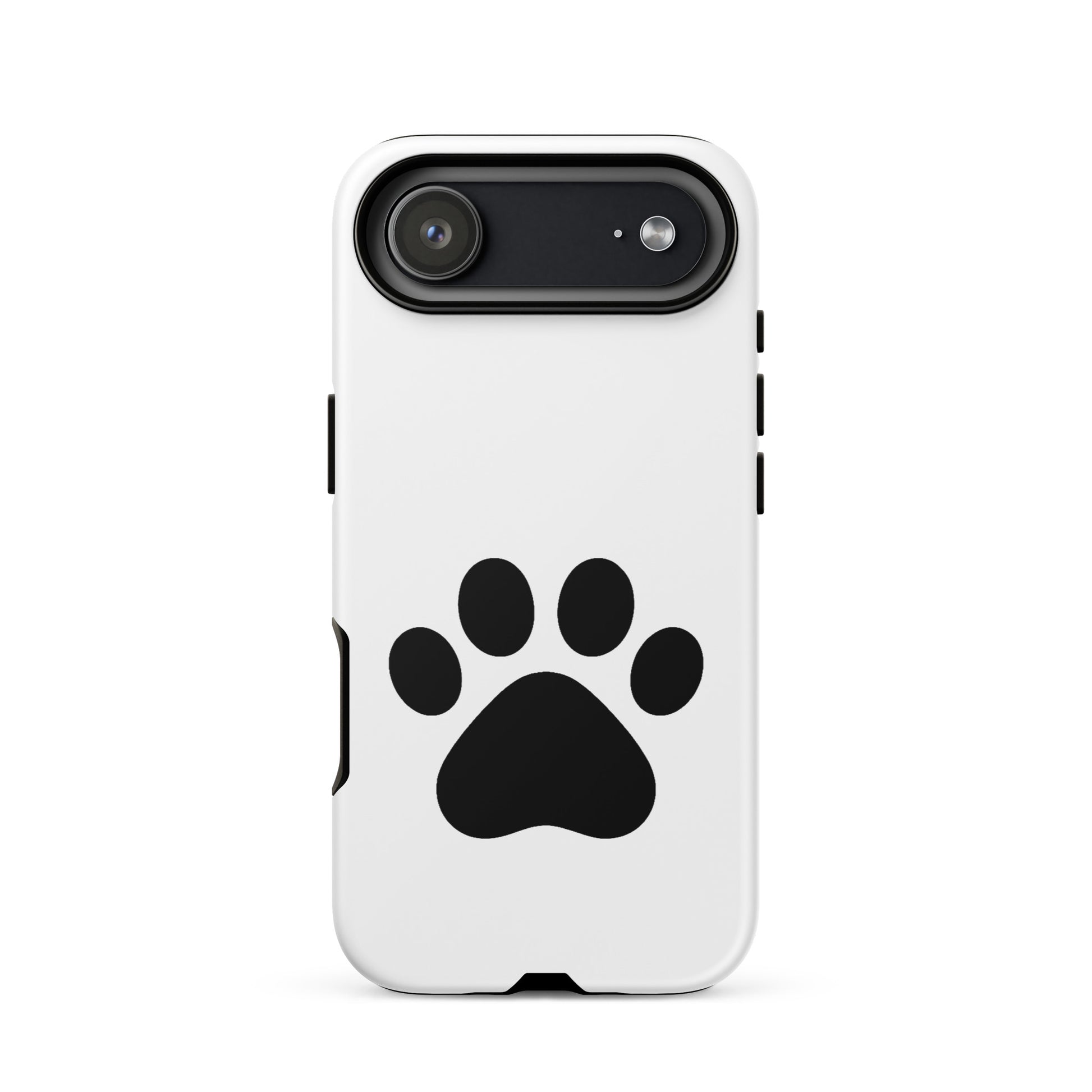 Phone Case for iPhone with minimalist paw print design for pet lovers, blending style and durability.