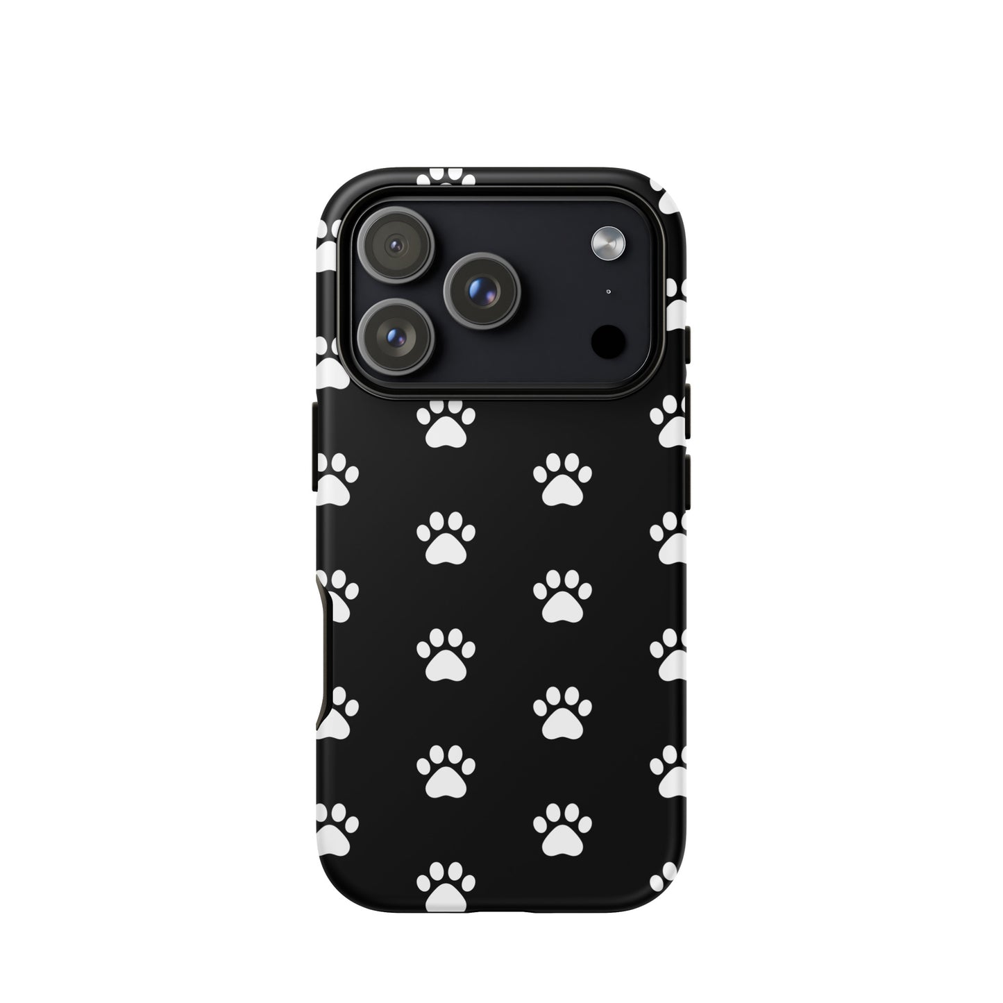 Phone Case for iPhone featuring a stylish paw print design, perfect for pet lovers and cat or dog parents.