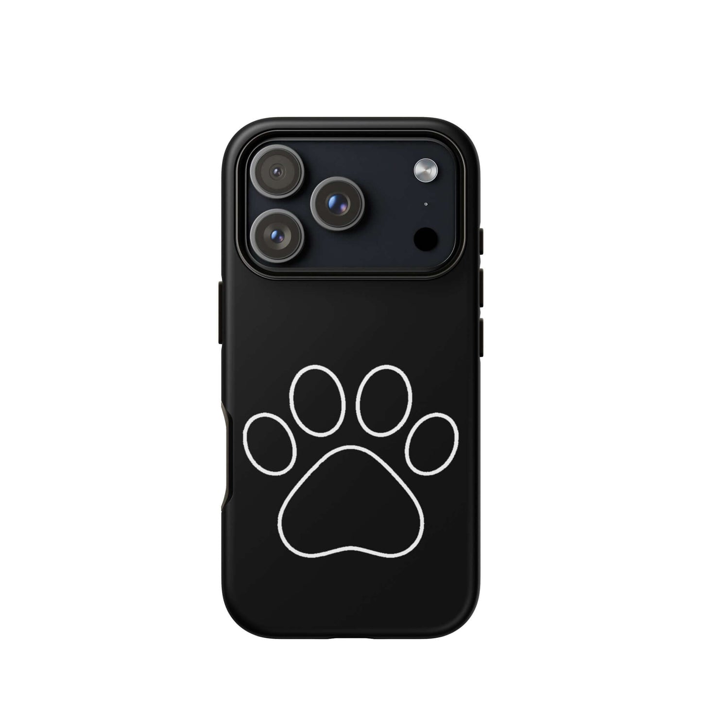 Phone Case for iPhone featuring a minimalist paw print design for pet lovers.