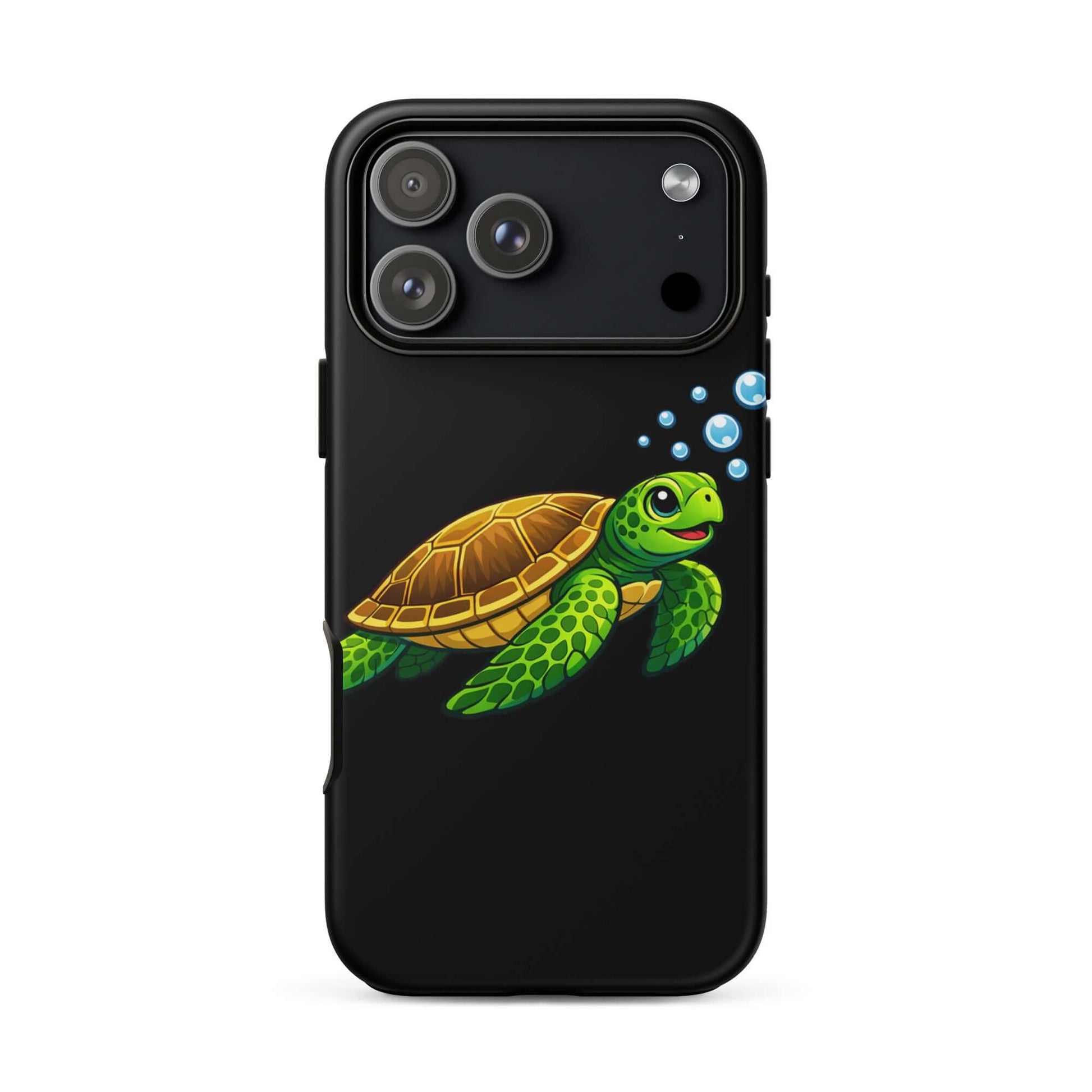 Phone Case featuring vibrant sea turtle artwork, perfect for ocean lovers seeking stylish protection.