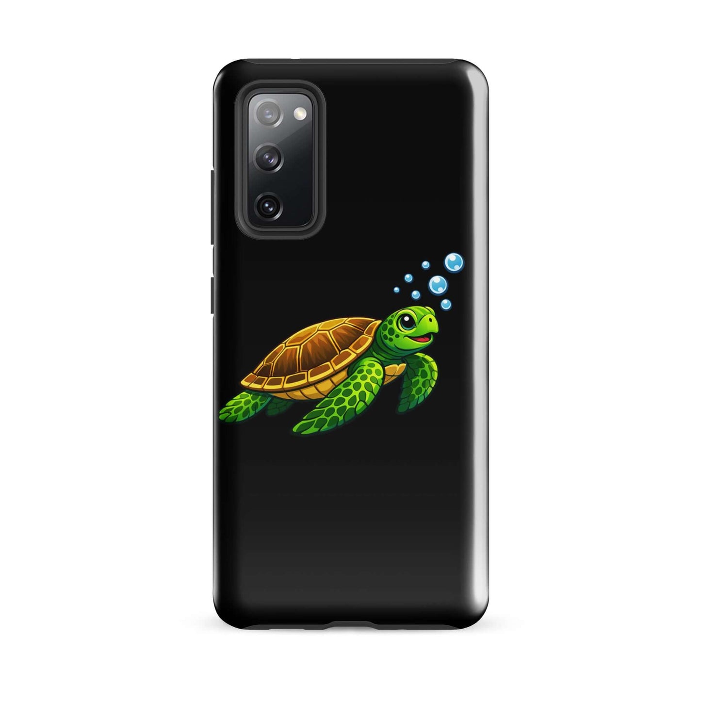 Phone Case featuring vibrant sea turtle artwork, ideal for Samsung Galaxy, blending style and protection.