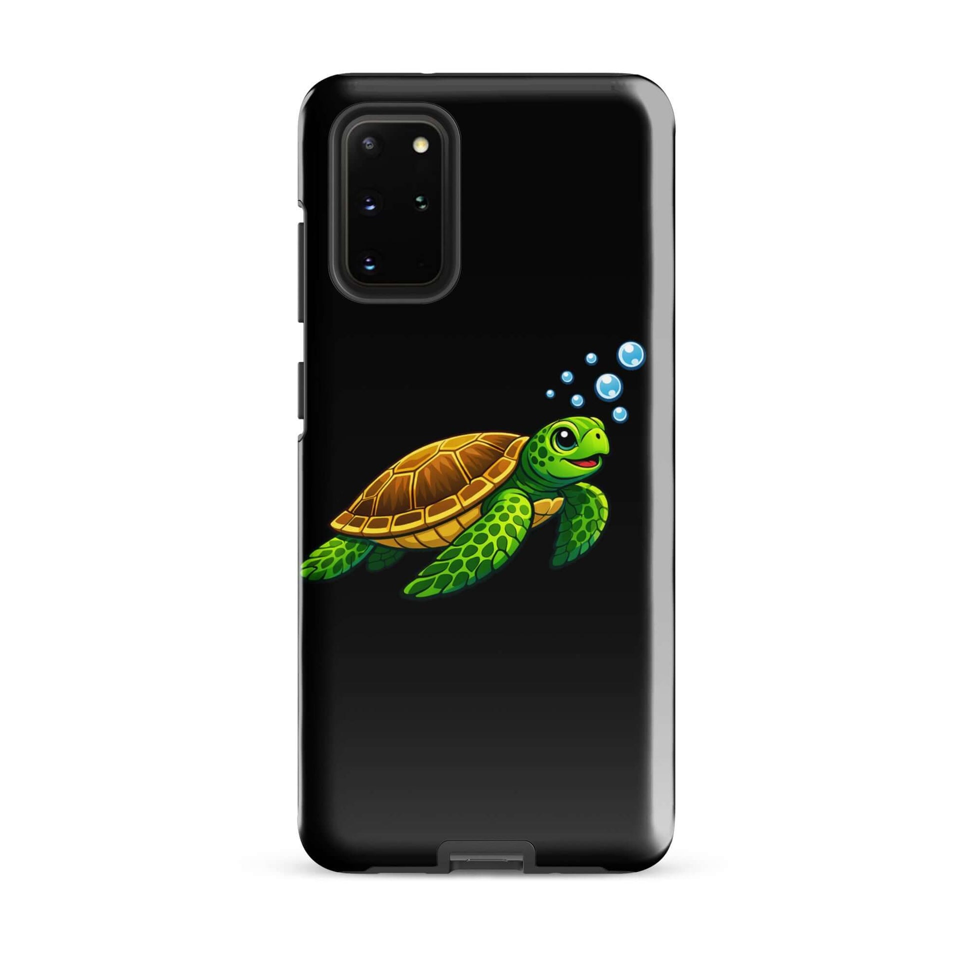 Phone Case featuring vibrant sea turtle artwork, perfect for Samsung Galaxy, blending art and protection.