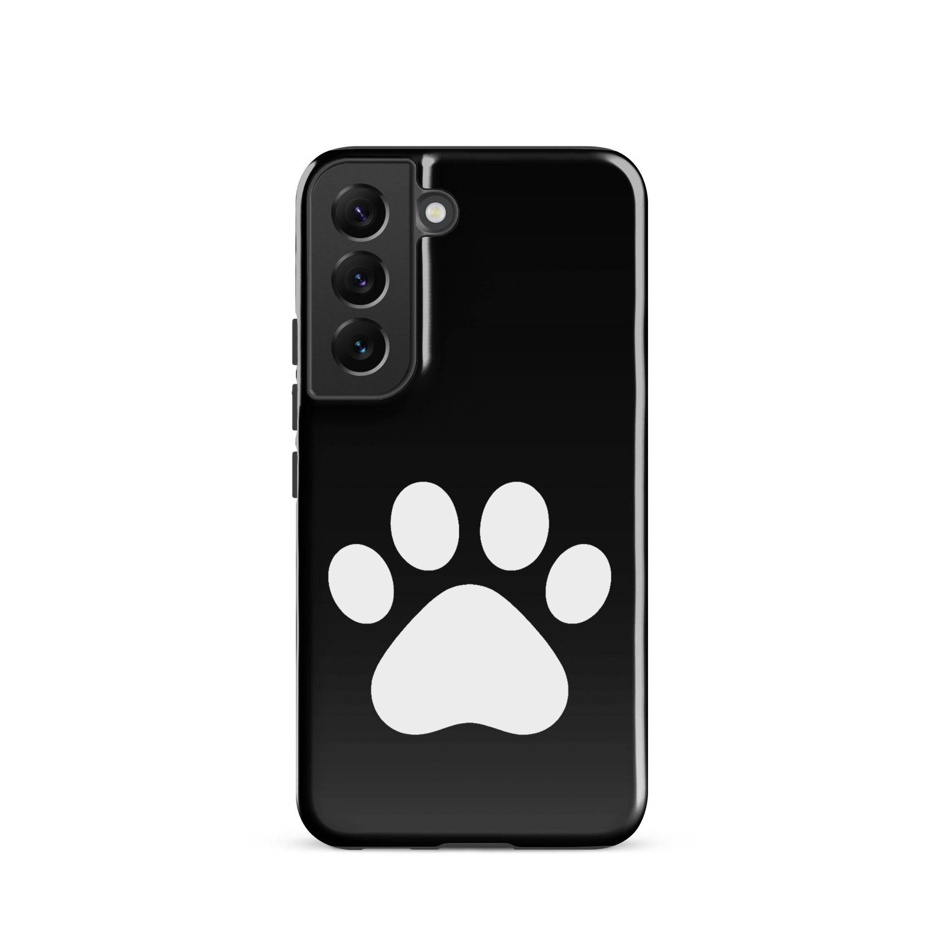 Phone Case for Samsung Galaxy featuring minimalist paw print design for pet lovers.