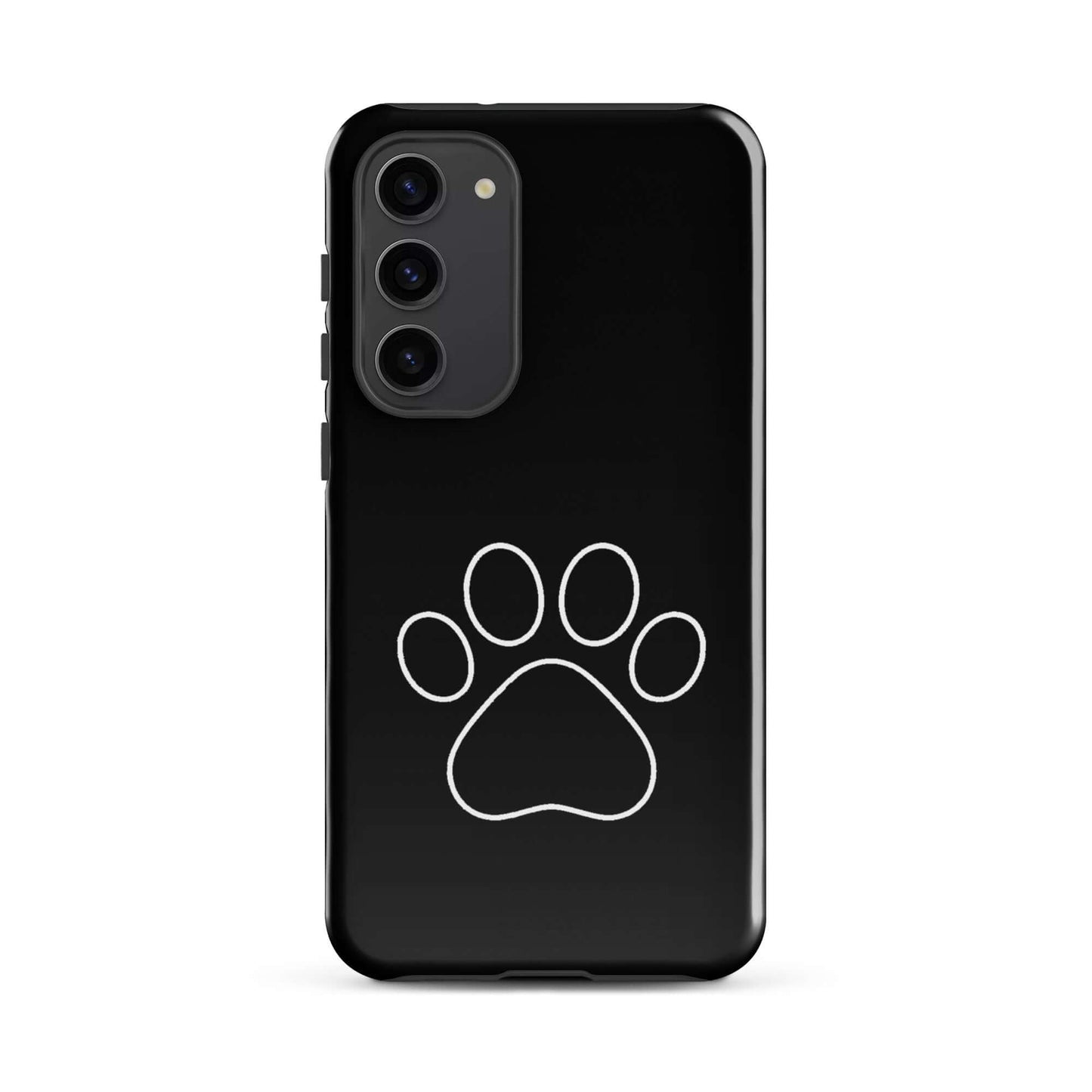 Phone Case for Samsung Galaxy with minimalist paw print design for pet lovers.