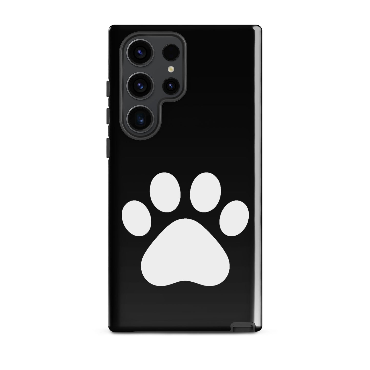 Phone Case for Samsung Galaxy with minimalist paw print design for pet lovers.