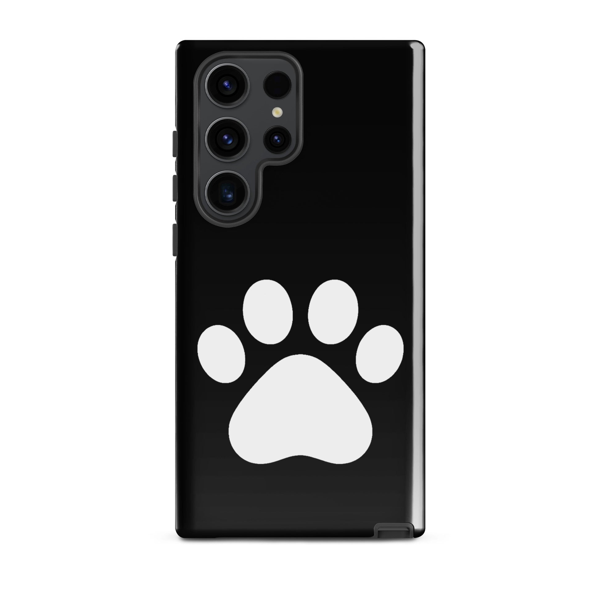 Phone Case for Samsung Galaxy with minimalist paw print design for pet lovers.