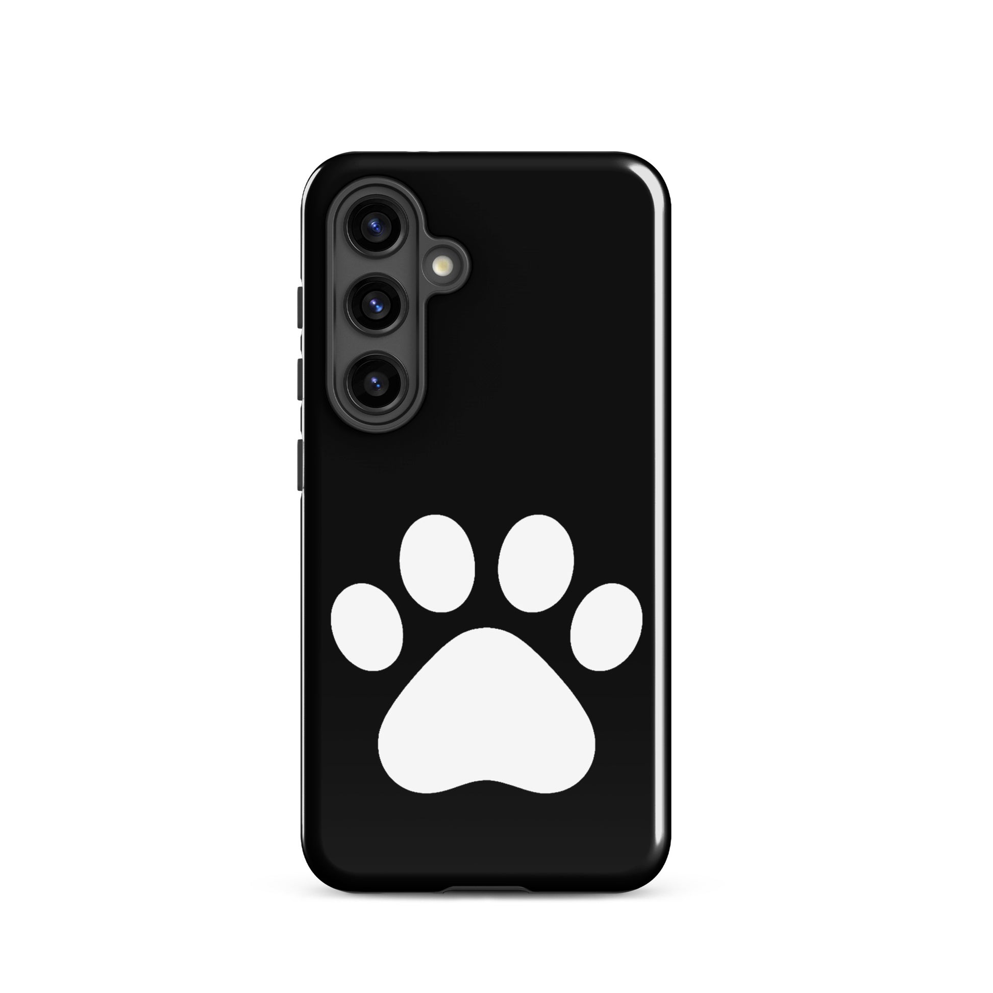 Phone Case for Samsung Galaxy with minimalist paw print design for pet lovers.