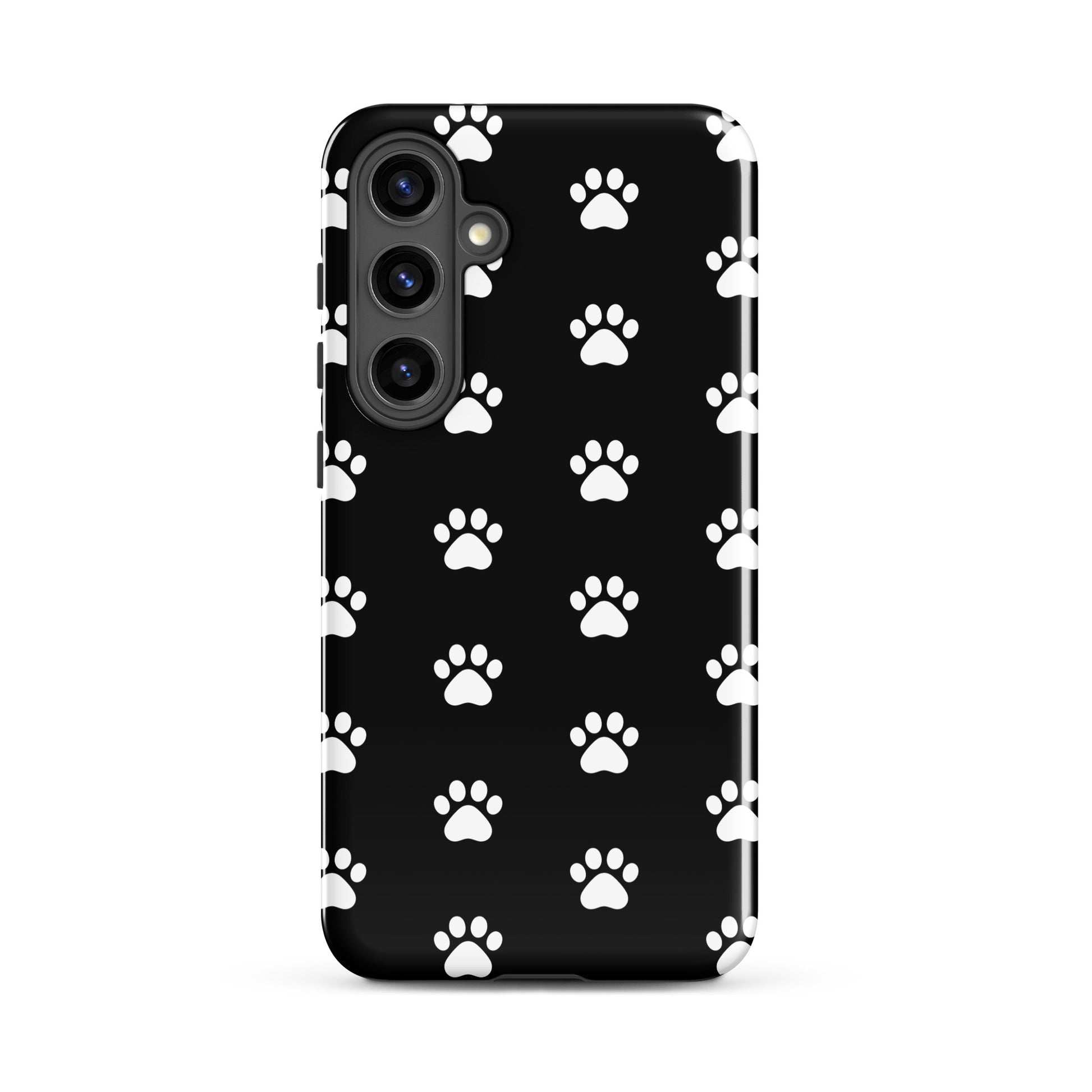 Phone Case for Samsung Galaxy featuring a stylish paw print design for pet lovers. Perfect for dog and cat owners.