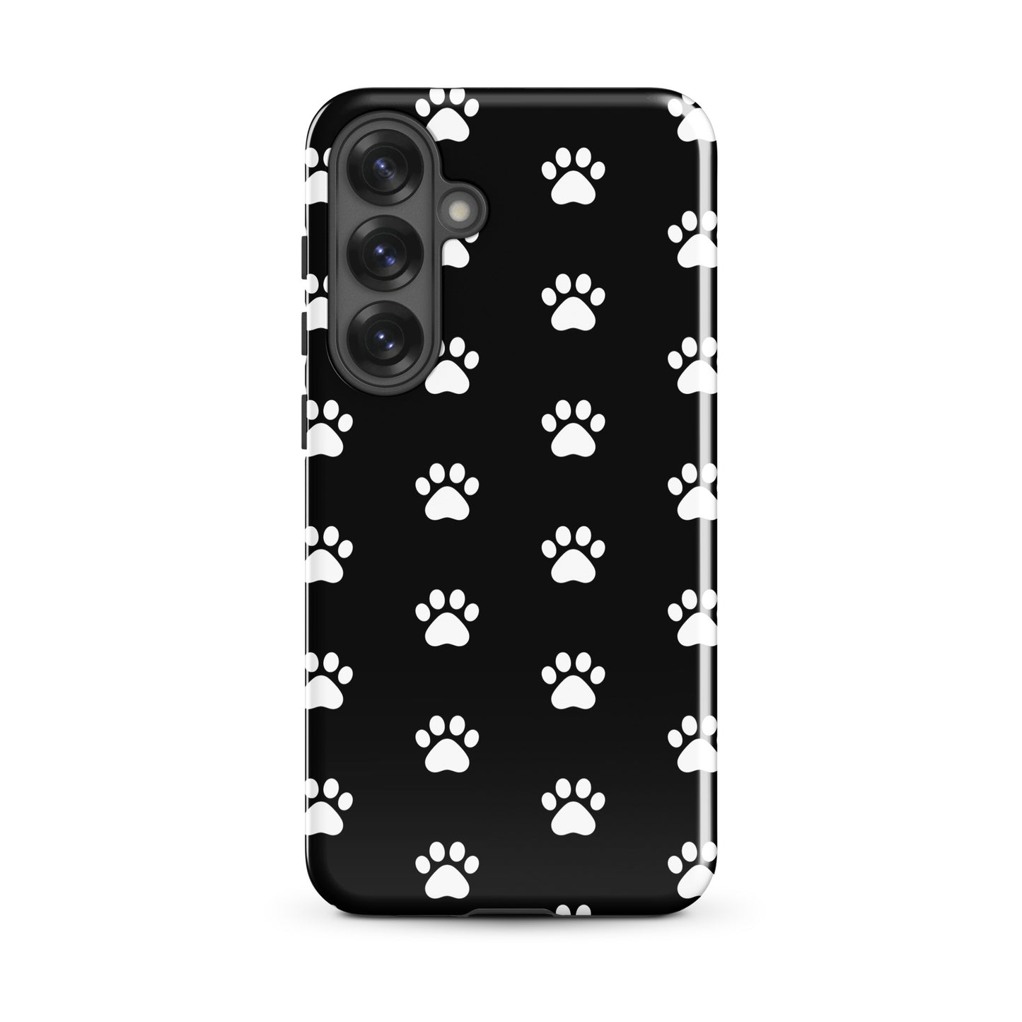 Phone Case for Samsung Galaxy with stylish paw print design, perfect for pet lovers who adore cats and dogs.