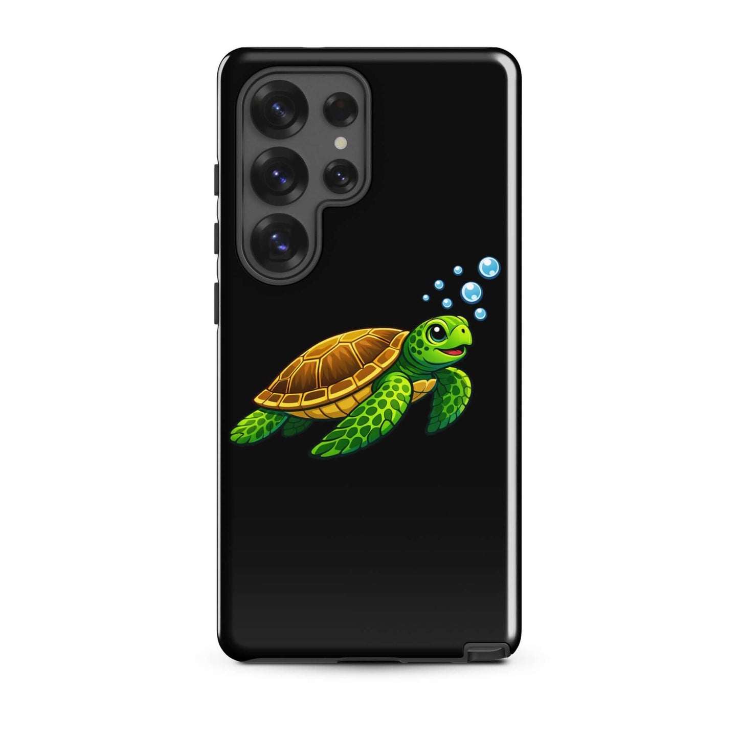 Phone Case featuring vibrant sea turtle artwork for Samsung Galaxy, blending style and protection.