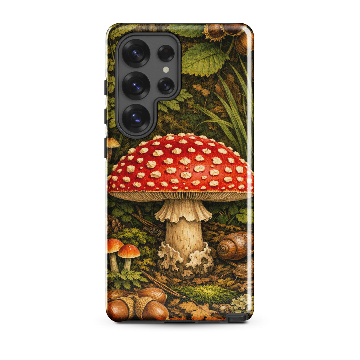 Phone Case with Amanita muscaria mushroom design for Samsung Galaxy