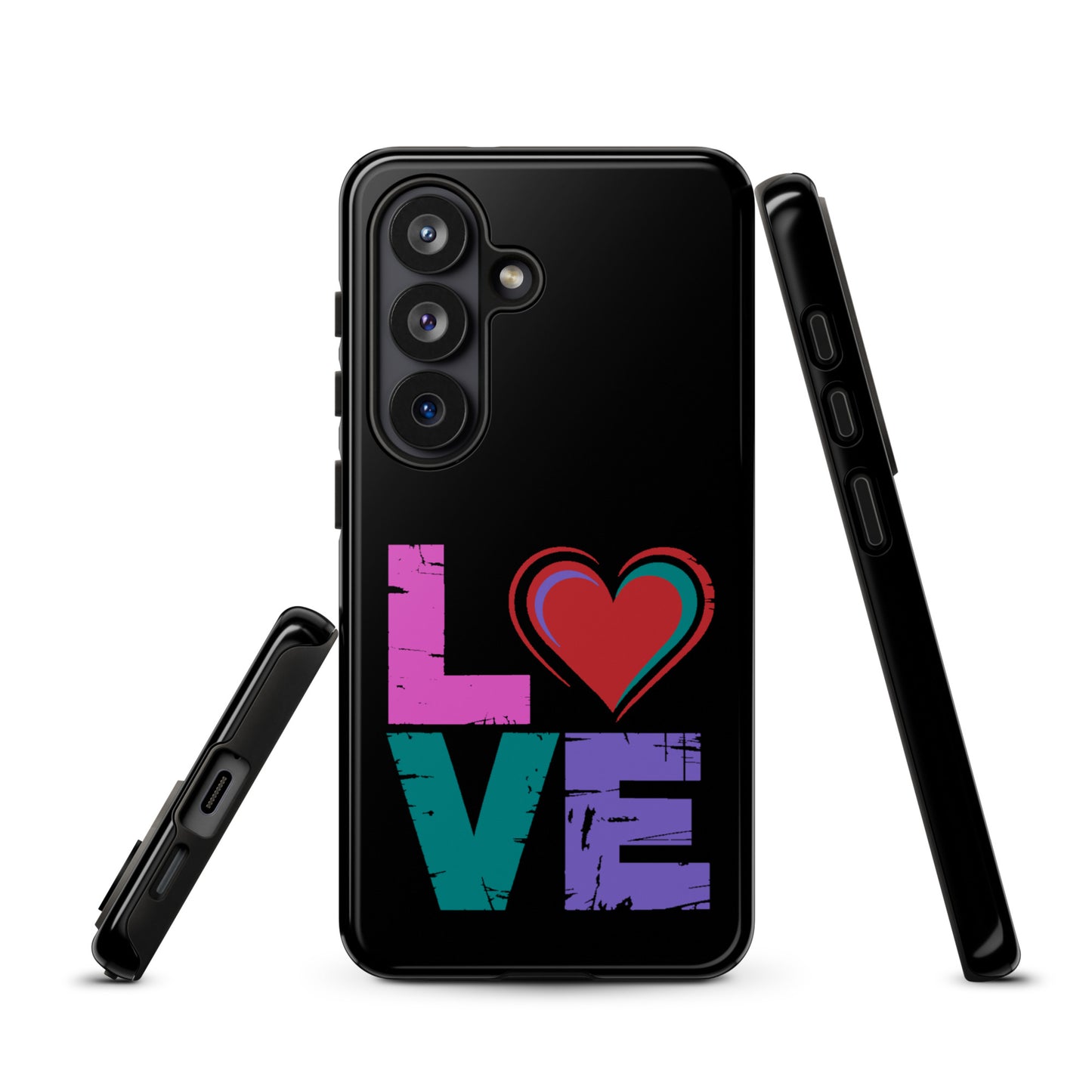 Phone Case: Love Dual Layer for Samsung Galaxy with love design