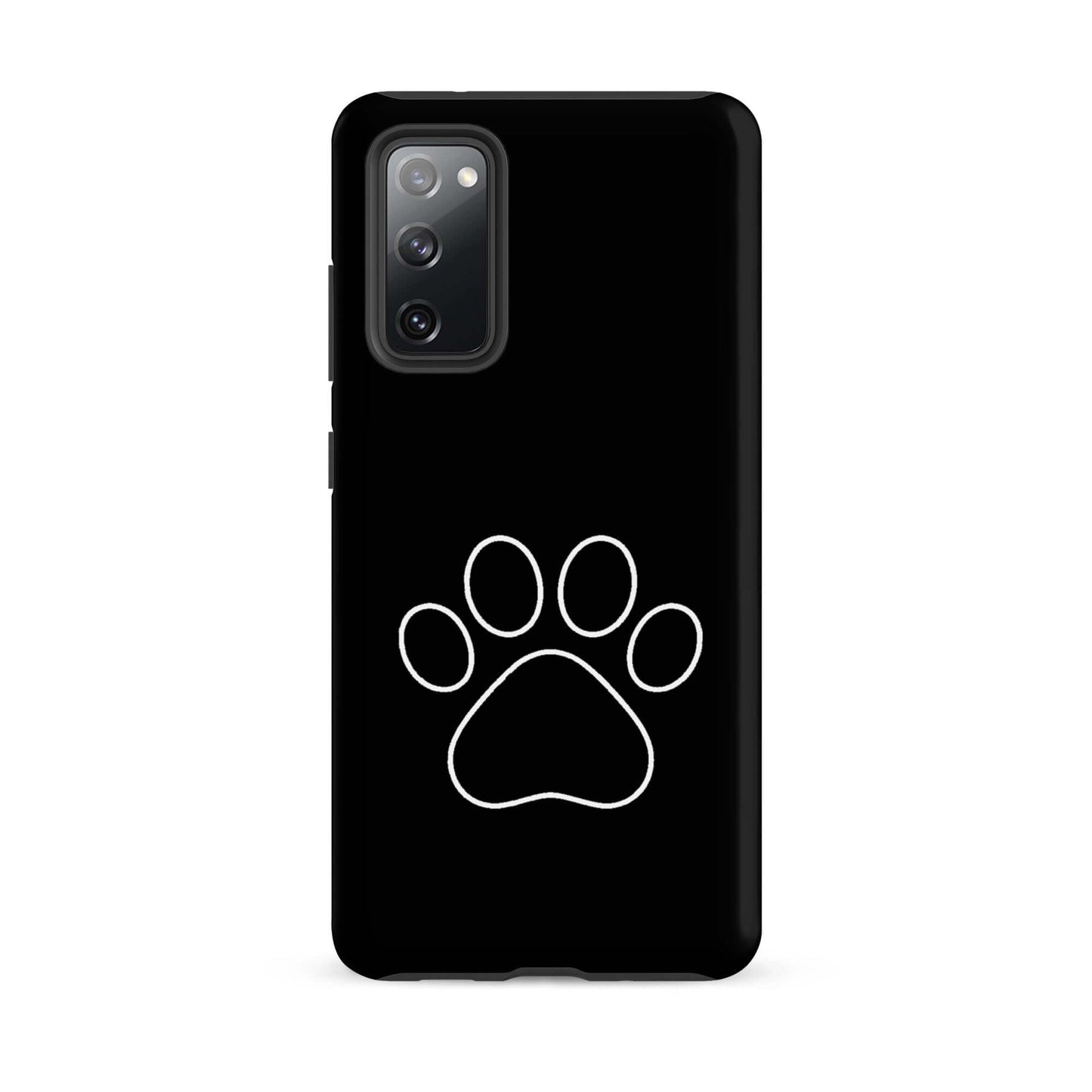Phone Case for Samsung Galaxy with minimalist paw print design for pet lovers.