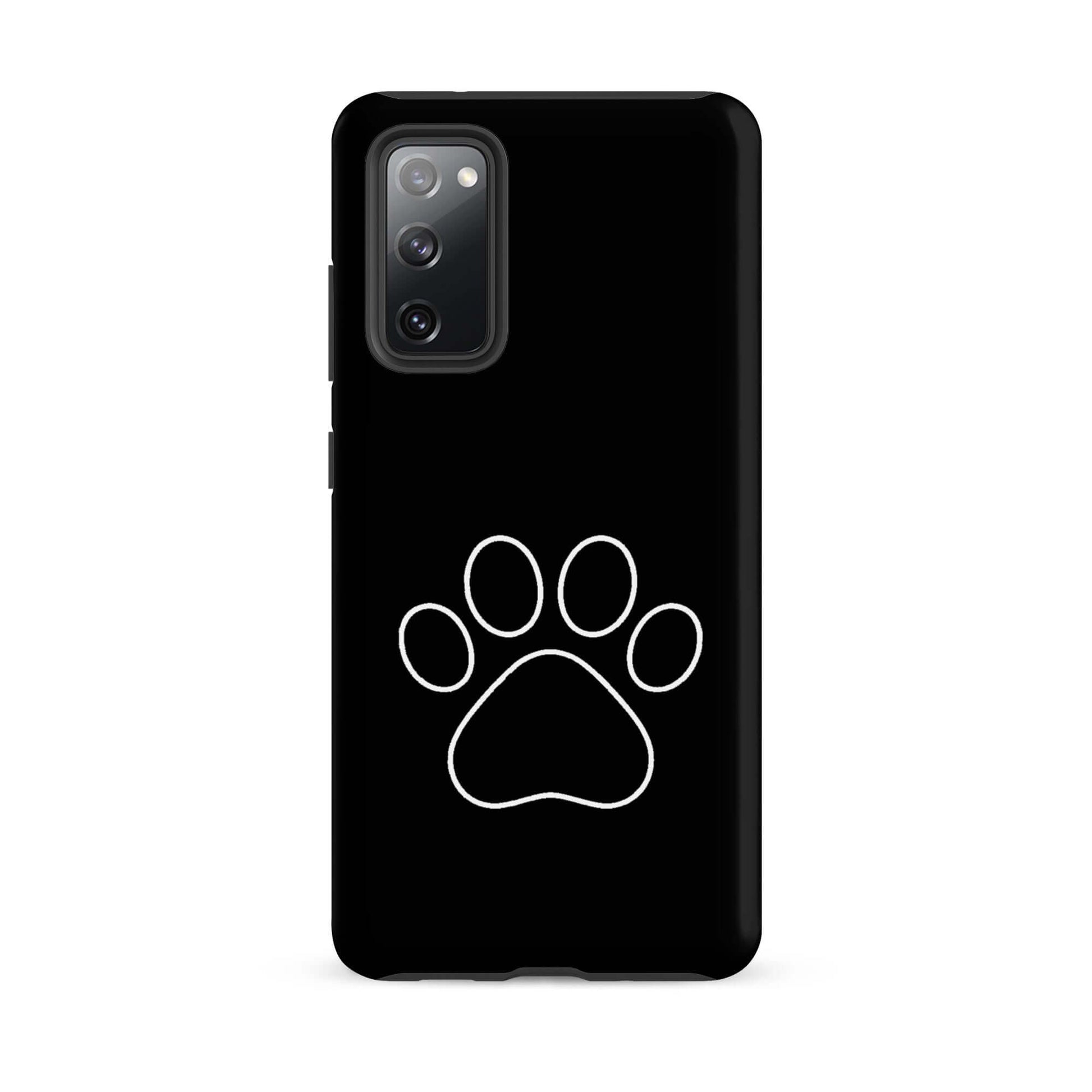 Phone Case for Samsung Galaxy with minimalist paw print design for pet lovers.