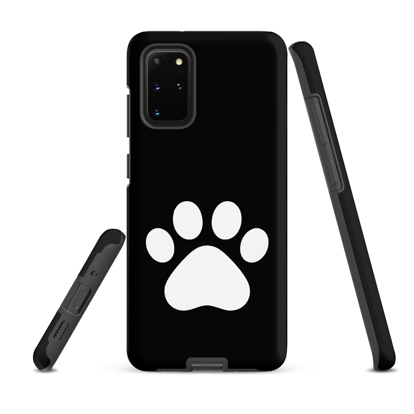 Phone Case for Samsung Galaxy with minimalist paw print design for pet lovers featuring universal pet-themed charm and everyday durability.