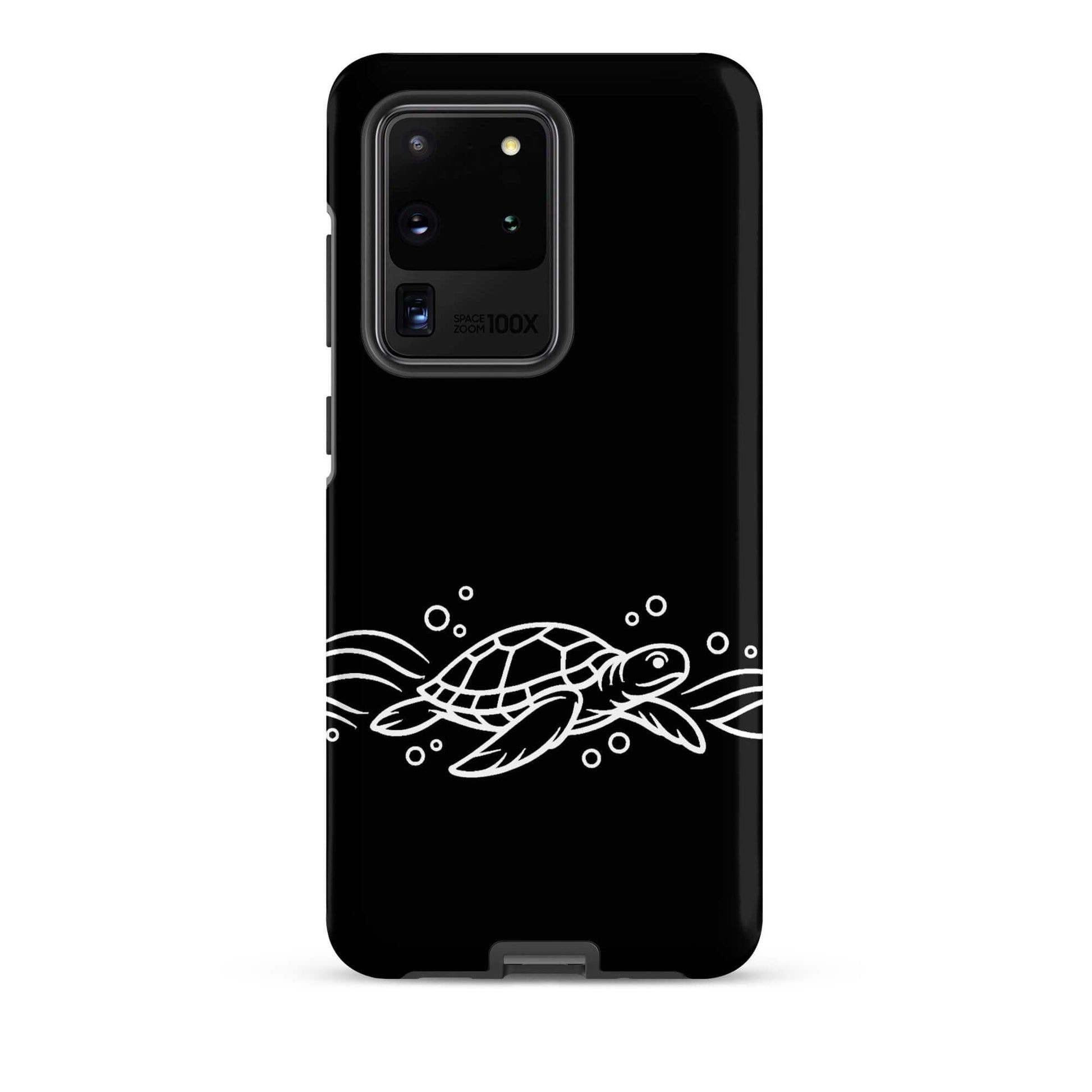 Phone Case for Samsung Galaxy with minimalist sea turtle and waves design