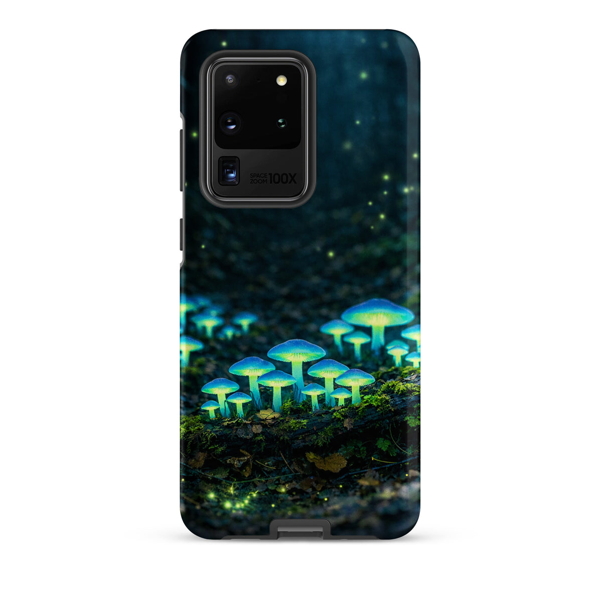 Phone Case for Samsung Galaxy with glowing forest mushrooms design