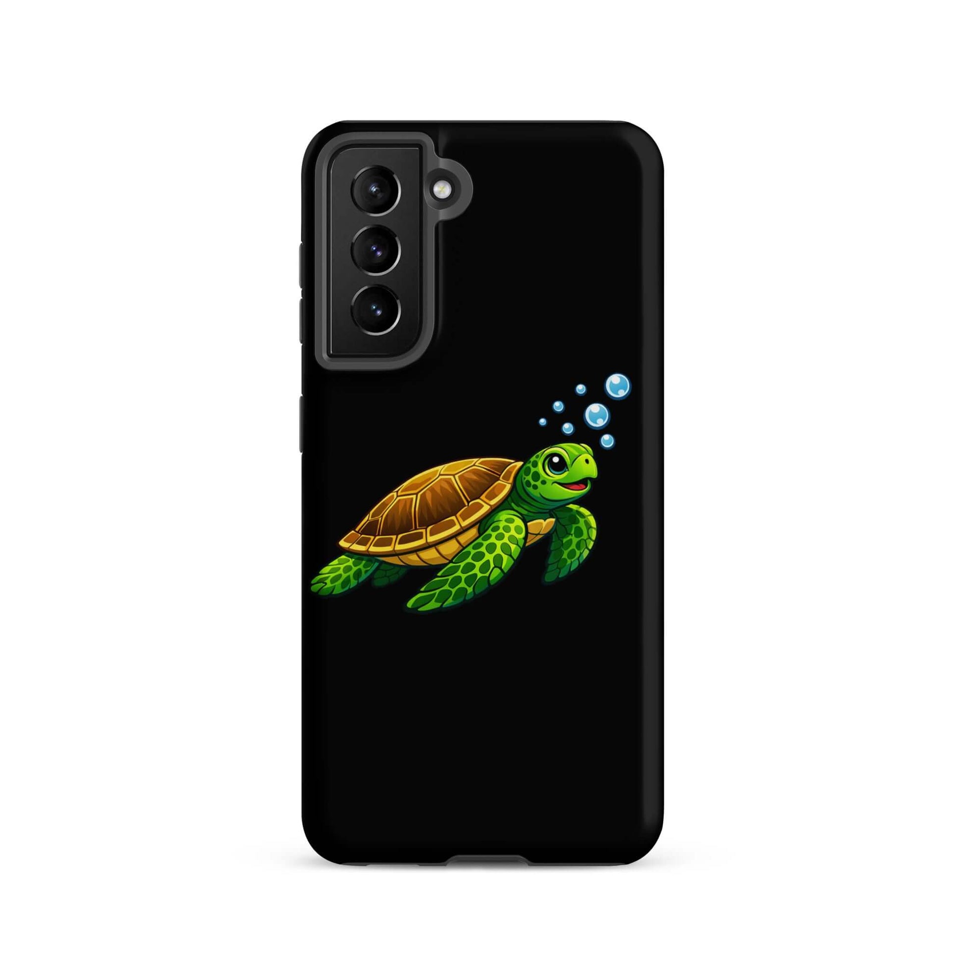 Phone Case featuring vibrant sea turtle artwork and playful charm for Samsung Galaxy.