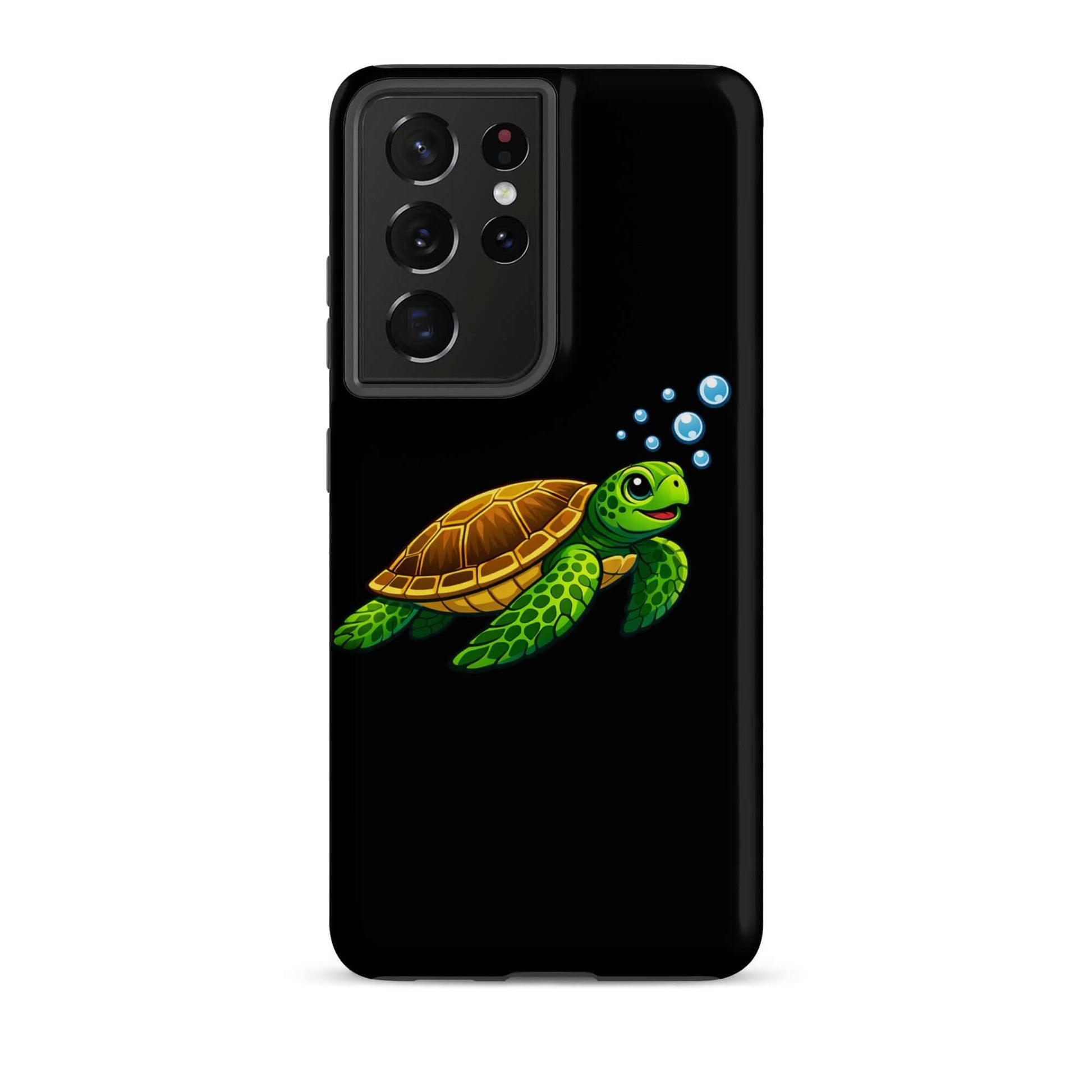 Phone Case featuring vibrant sea turtle artwork, perfect for Samsung Galaxy devices.