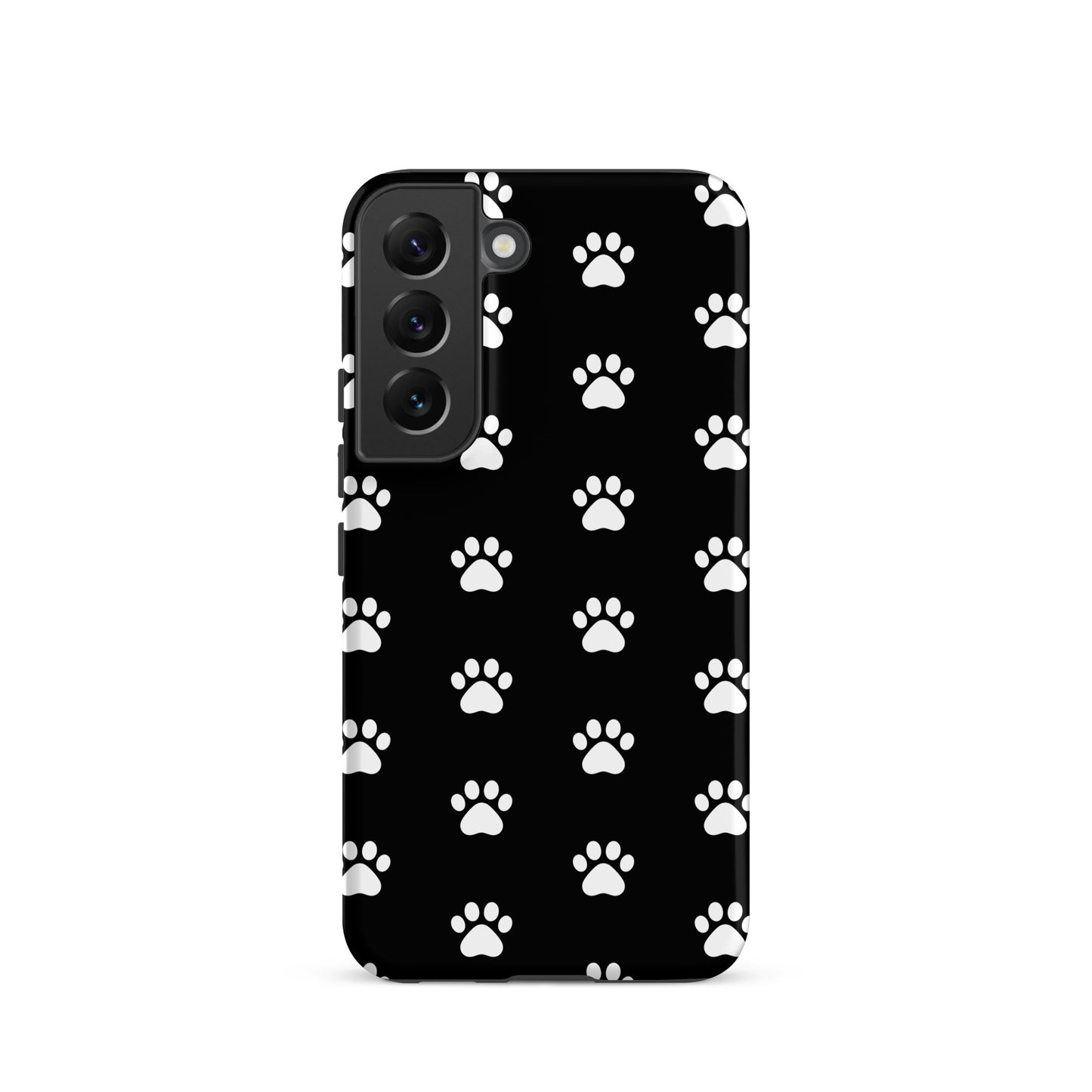 Phone Case for Samsung Galaxy with stylish paw print design, perfect for pet lovers.