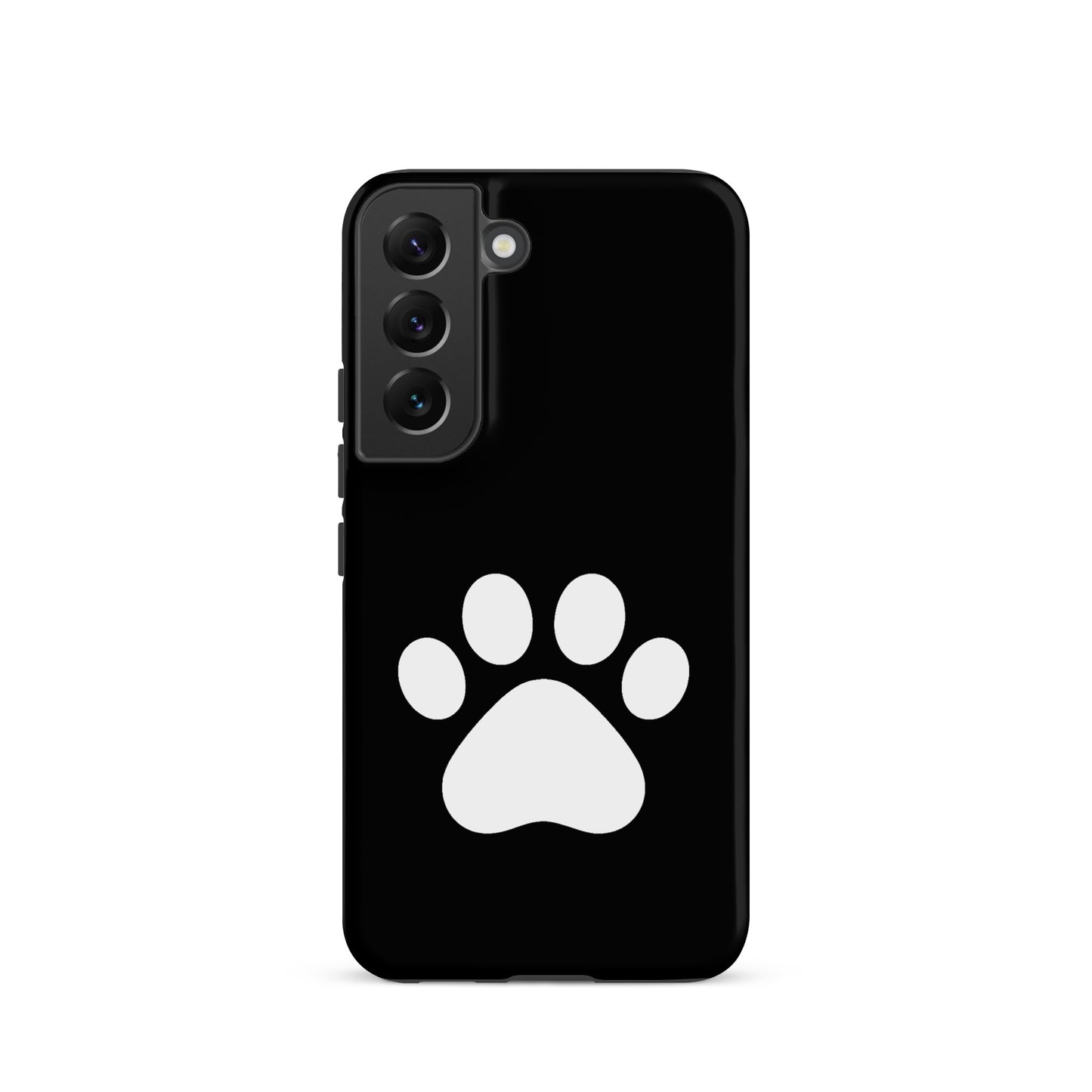 Phone Case for Samsung Galaxy featuring a minimalist paw print design for pet lovers.