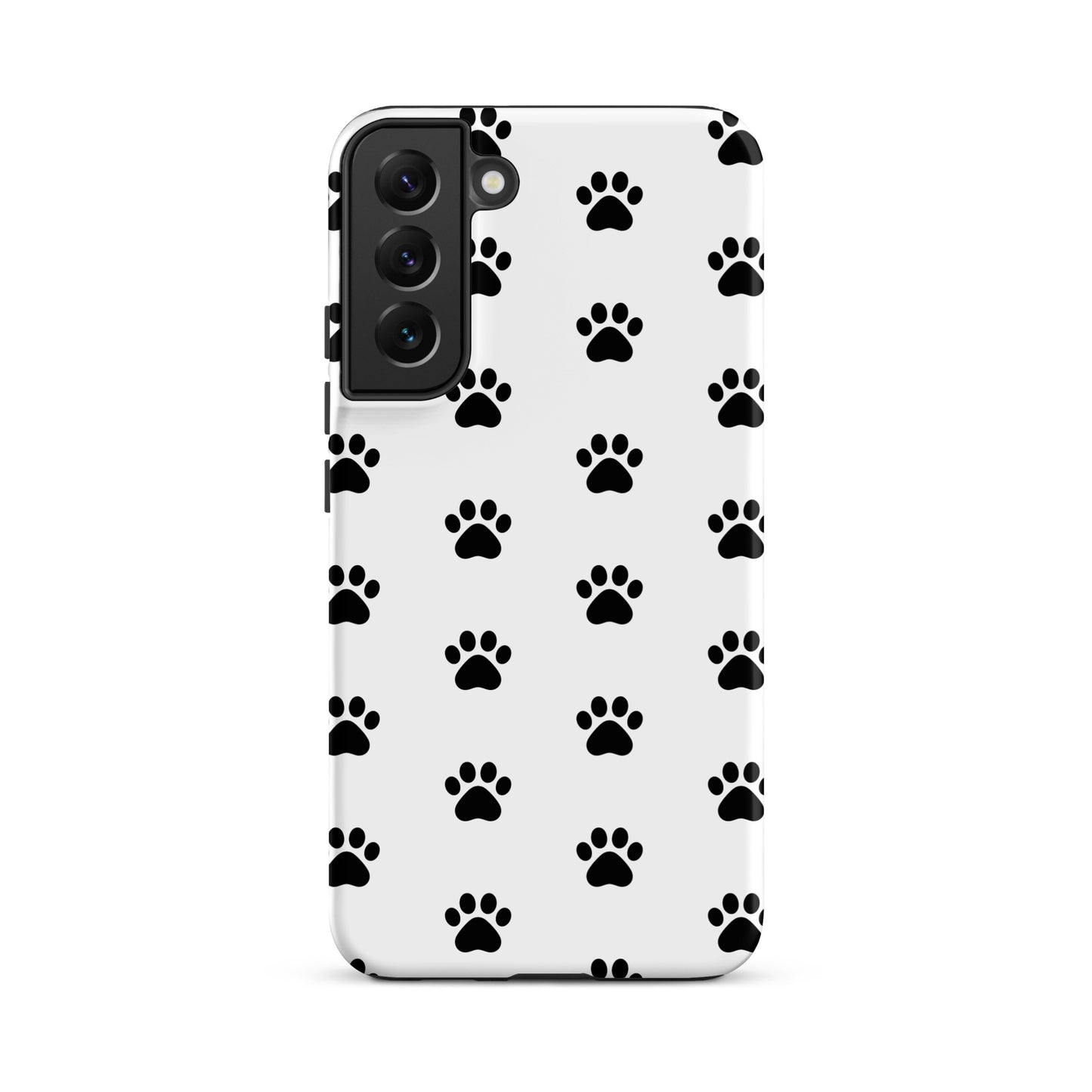 Phone Case for Samsung Galaxy featuring a stylish paw print design perfect for pet lovers.