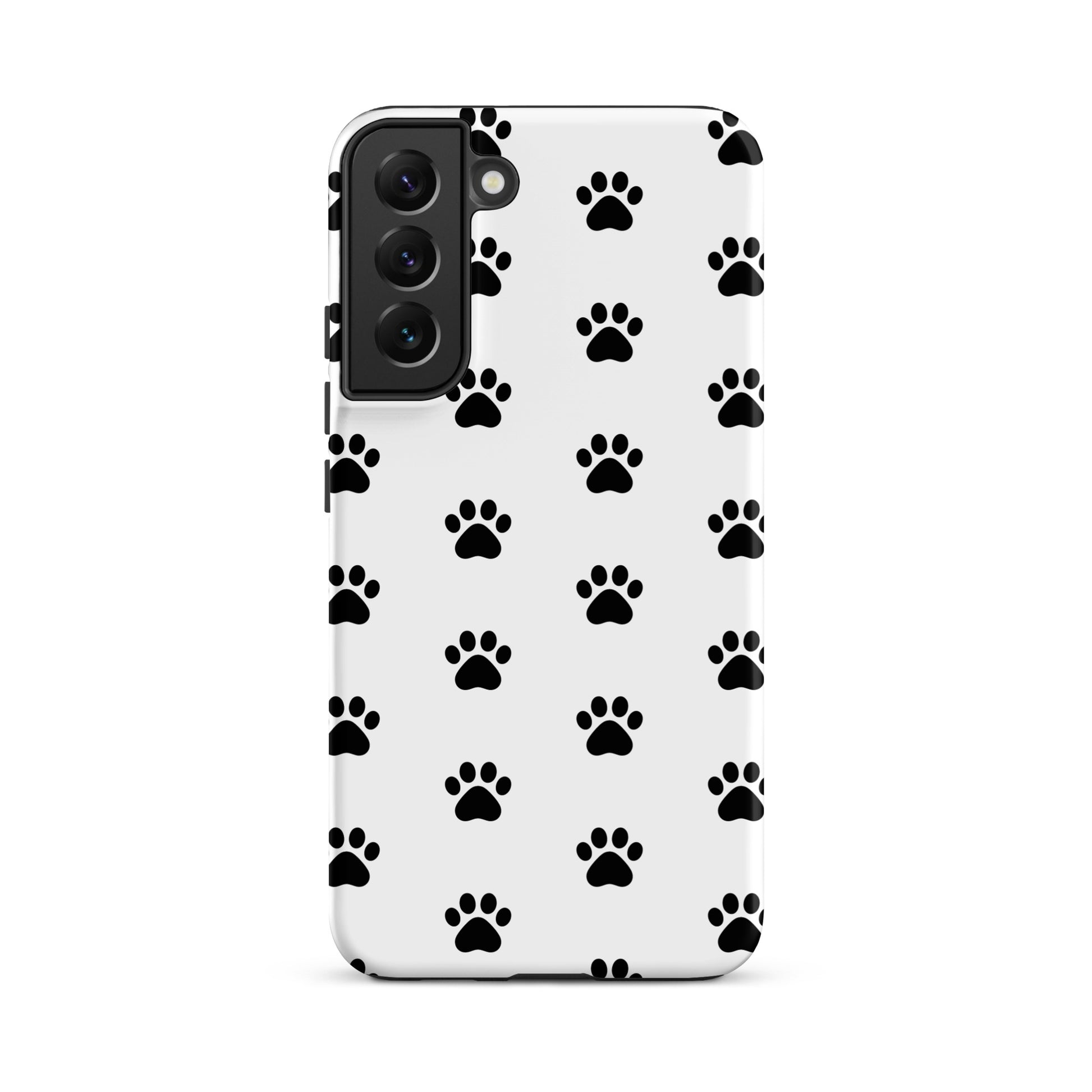 Phone Case for Samsung Galaxy featuring a stylish paw print design perfect for pet lovers.