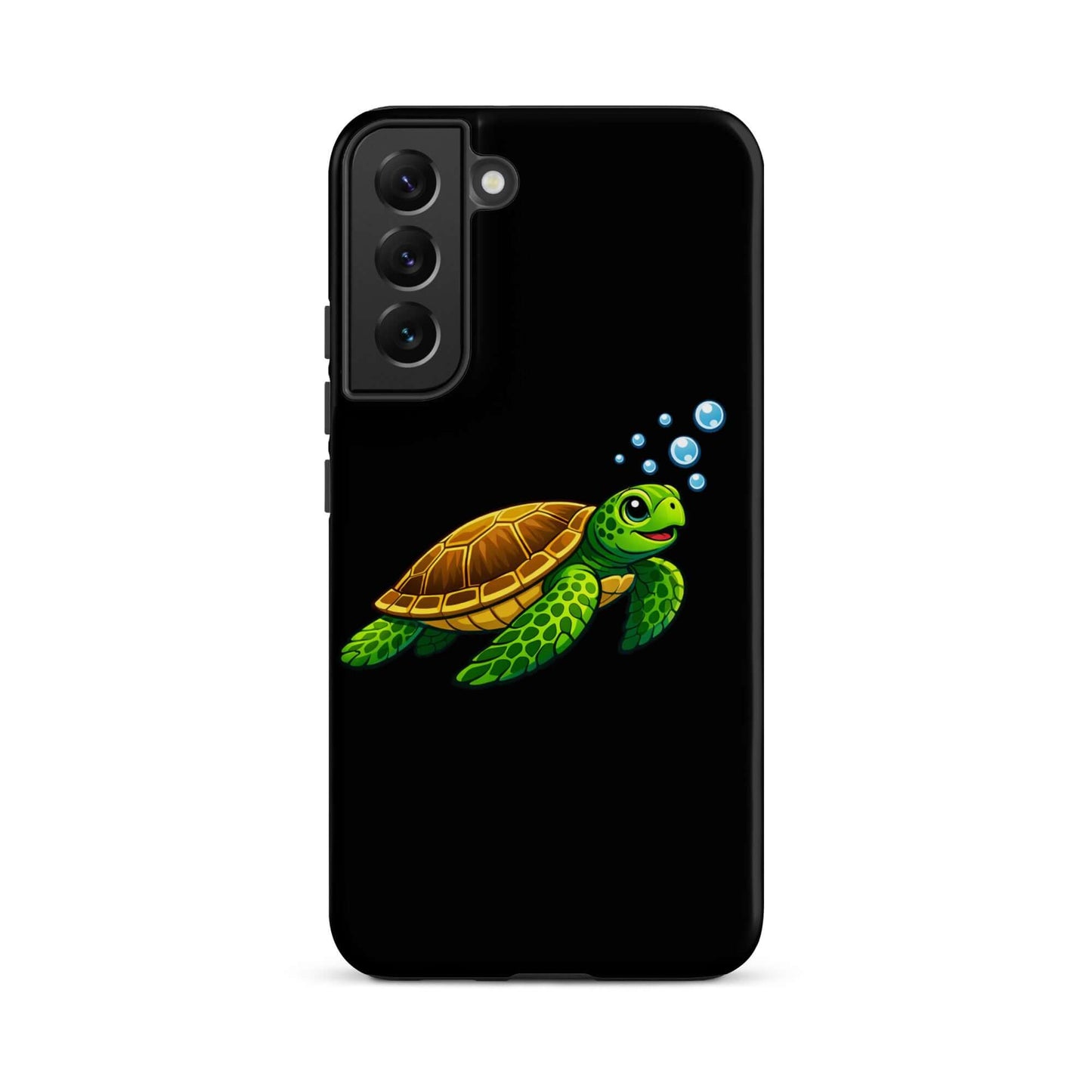 Phone Case featuring vibrant sea turtle artwork, perfect for Samsung Galaxy users who love unique designs.