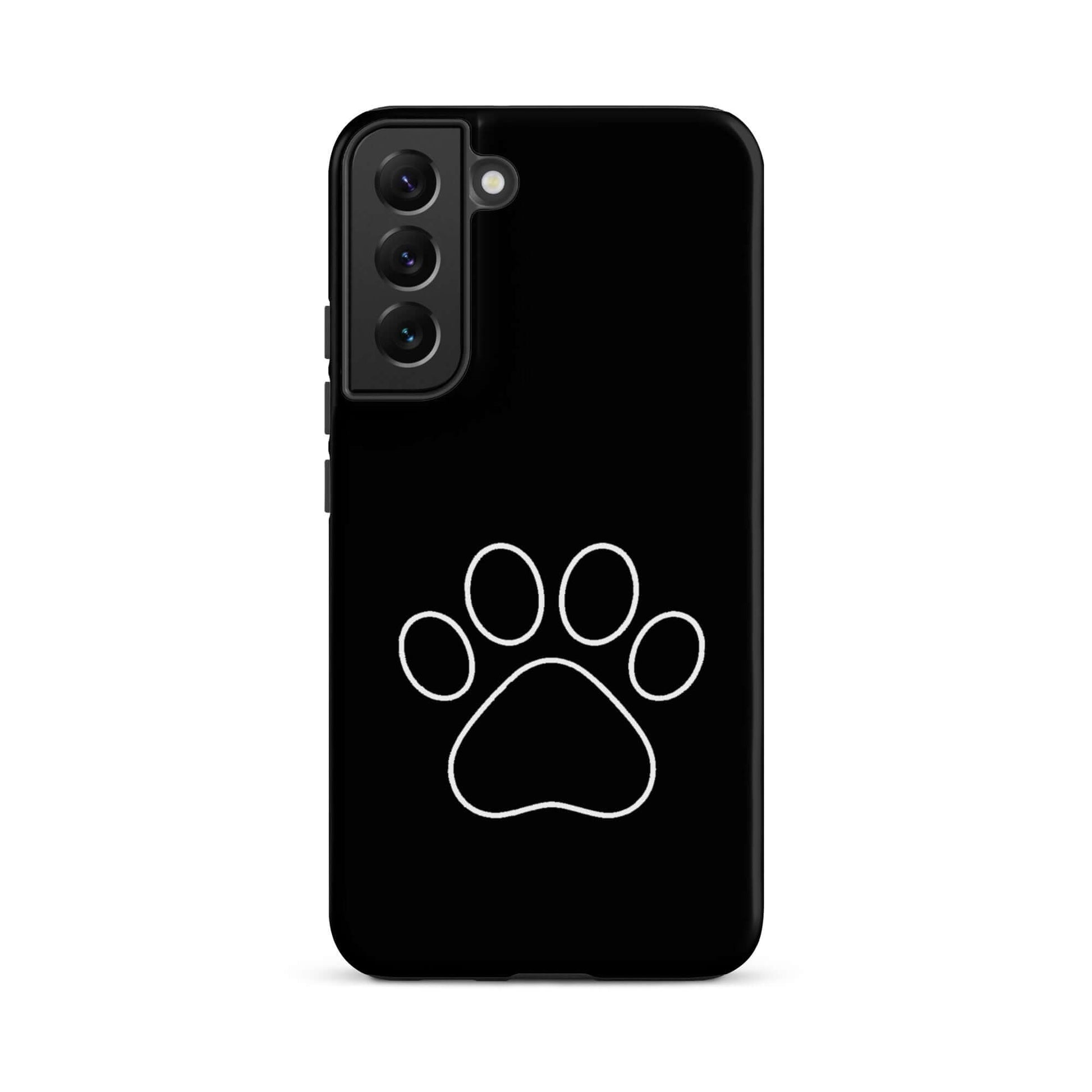 Phone Case for Samsung Galaxy with minimalist paw print design for pet lovers