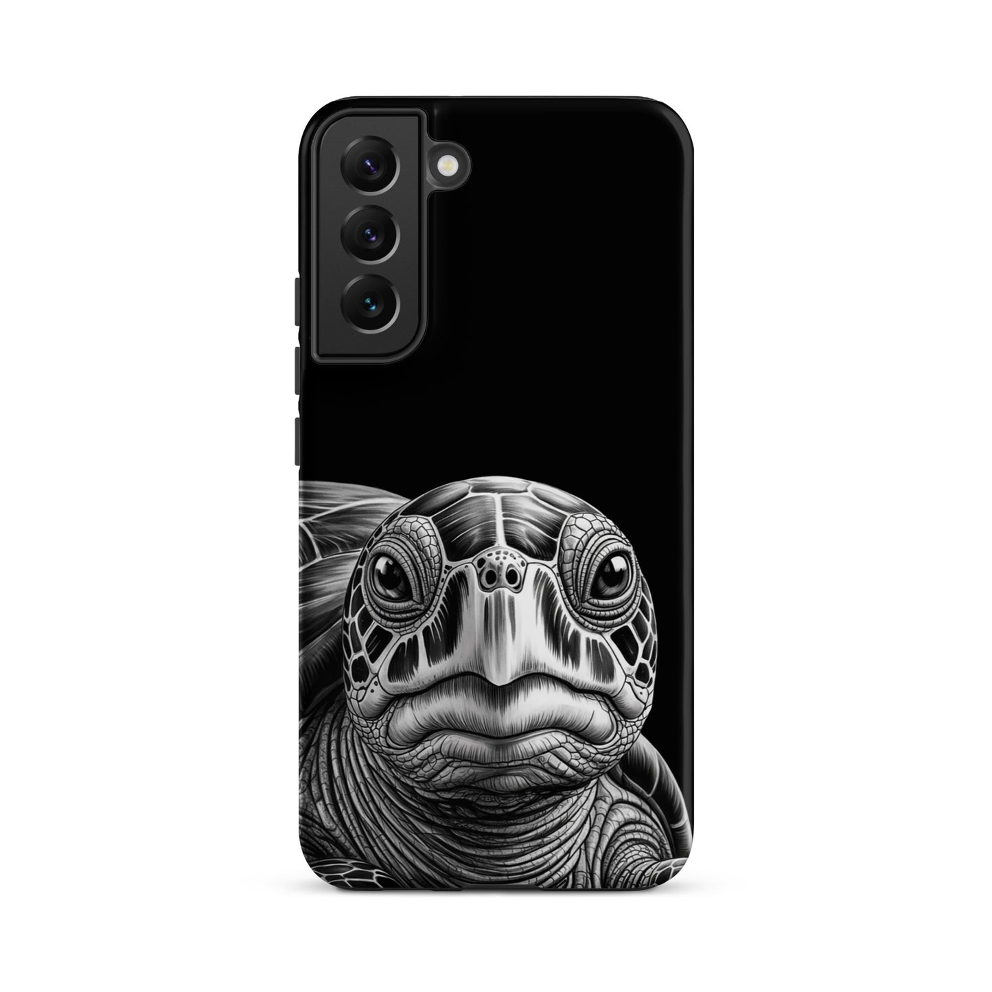 Phone Case for Samsung Galaxy with ancient sea turtle sketch design