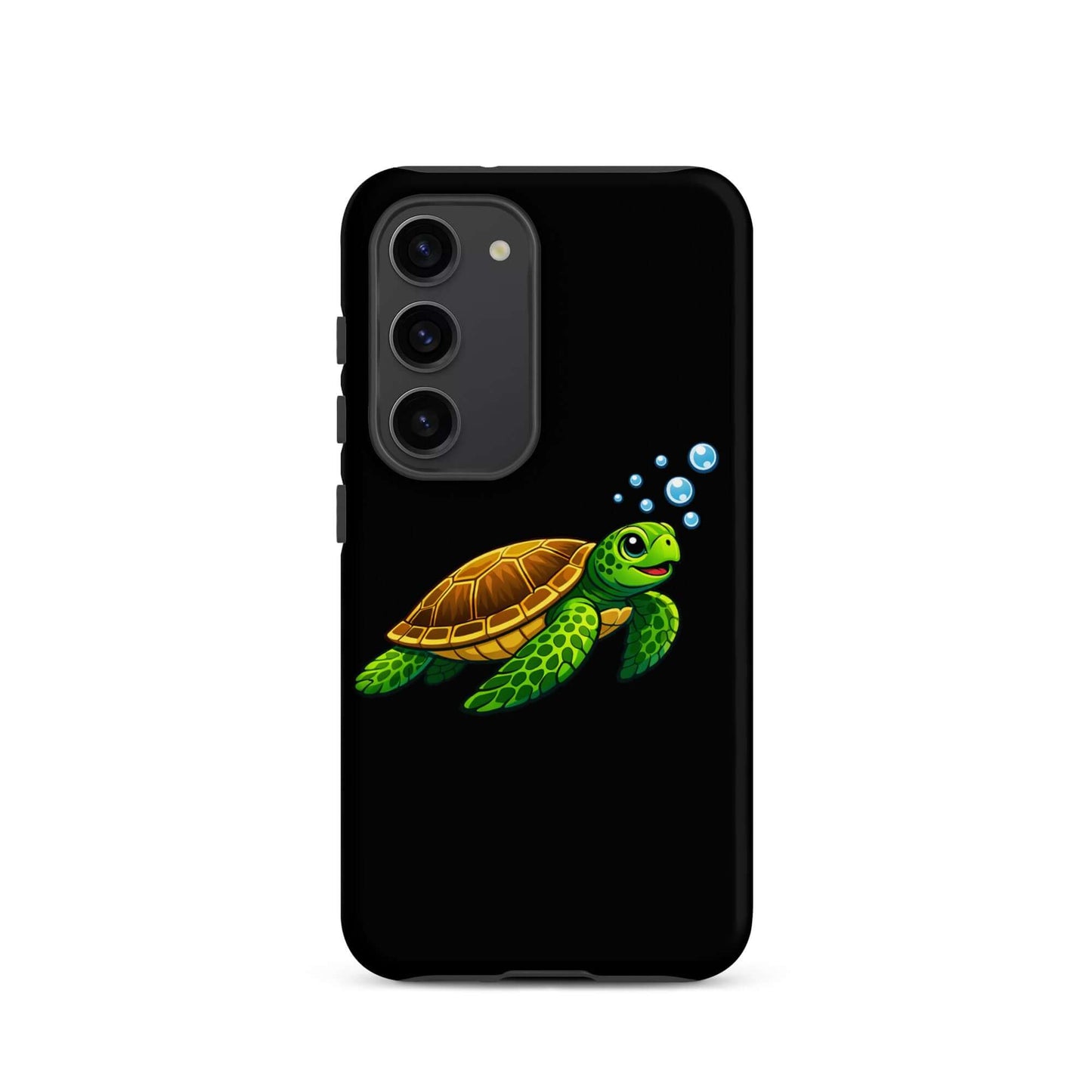 Phone Case featuring vibrant sea turtle artwork for Samsung Galaxy, blending charm and style.