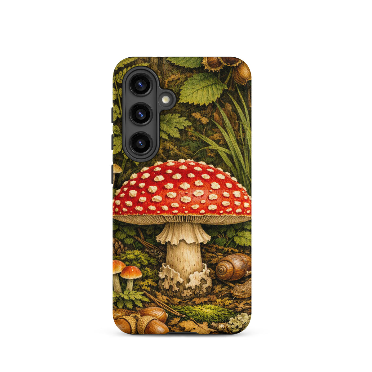 Phone Case for Samsung Galaxy with Amanita muscaria mushroom design