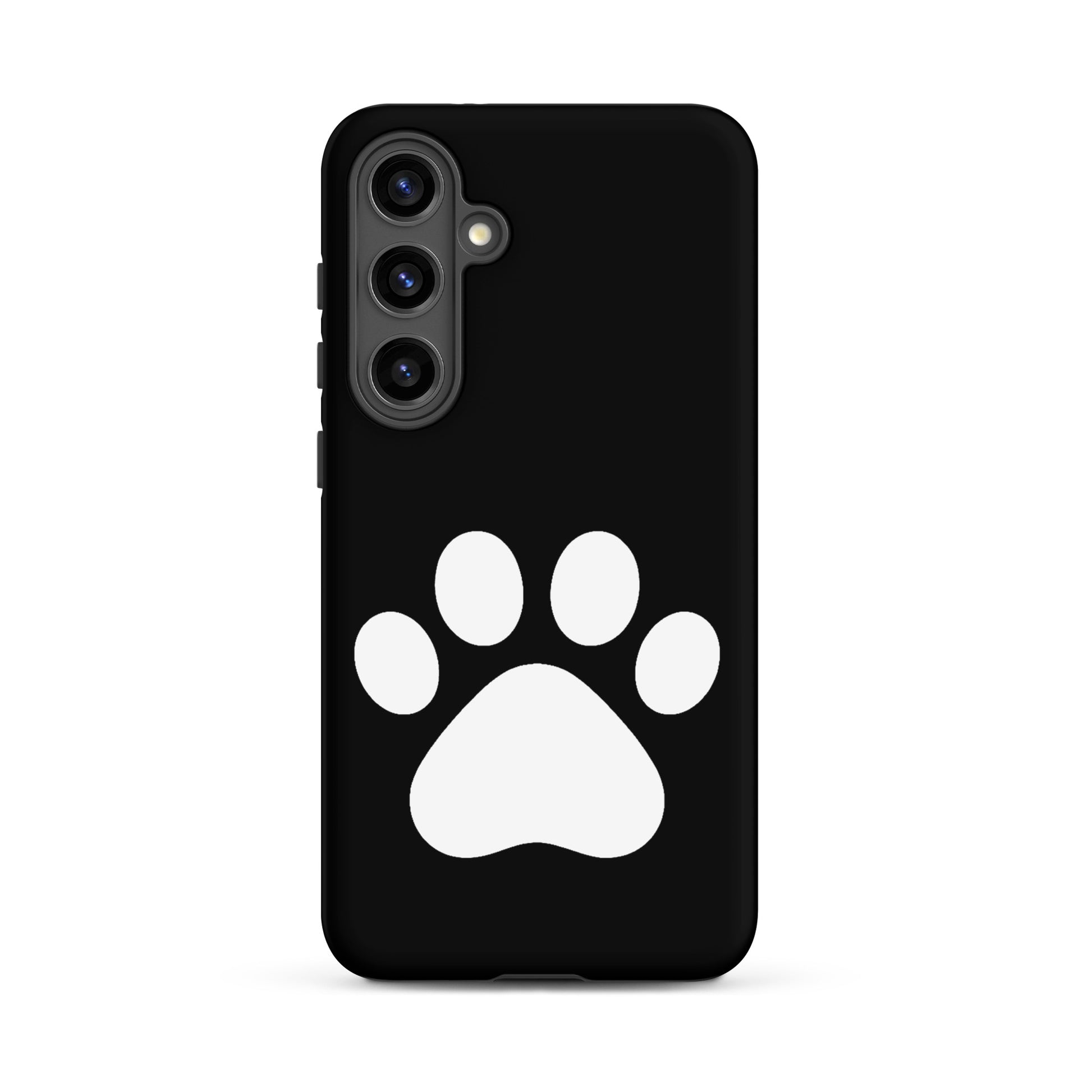 Phone Case for Samsung Galaxy, featuring a minimalist paw print design for pet lovers.